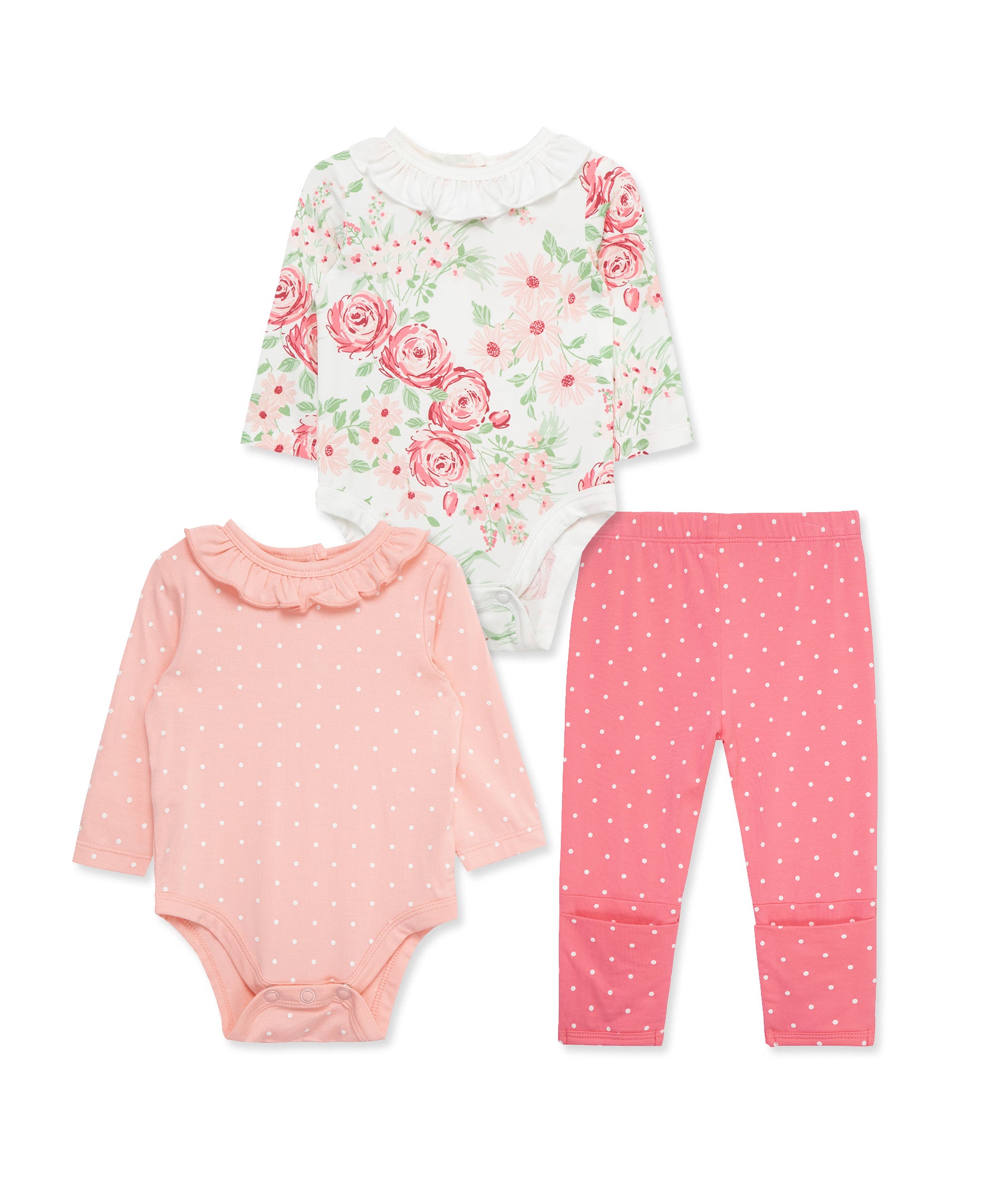 Floral Bodysuit & Pant Set - Little Me