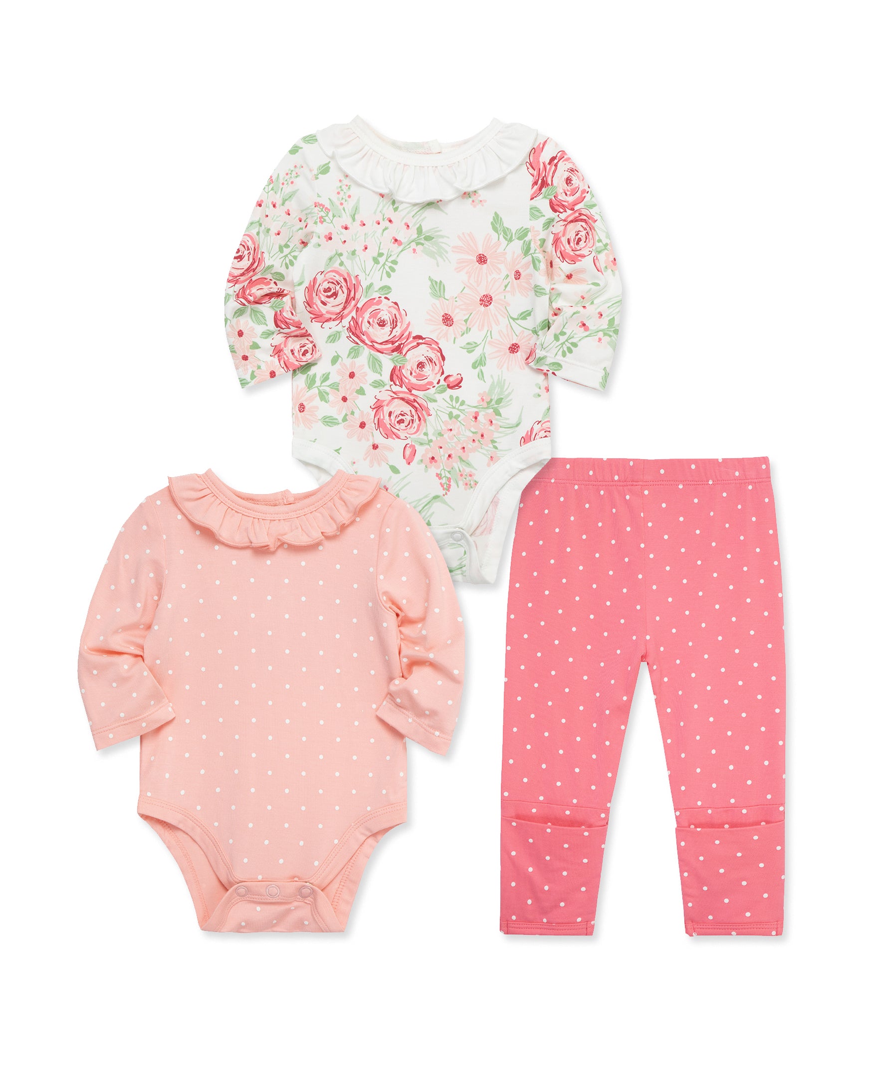 Floral Bodysuit & Pant Set - Little Me