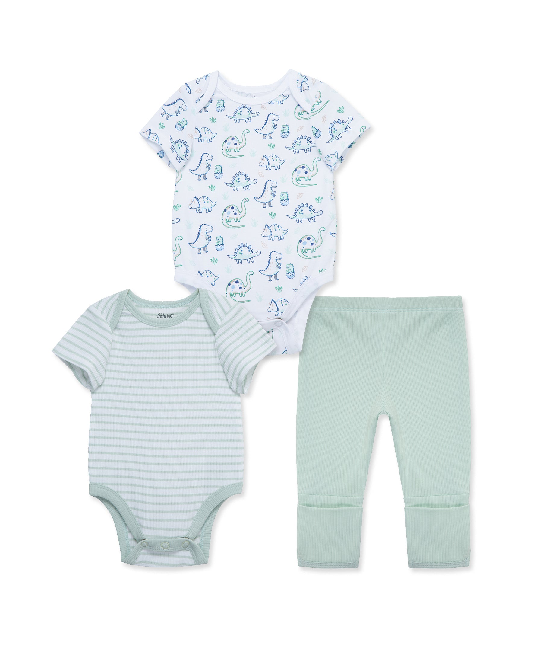 Dino 3-Piece Bodysuit & Pant Set - Little Me