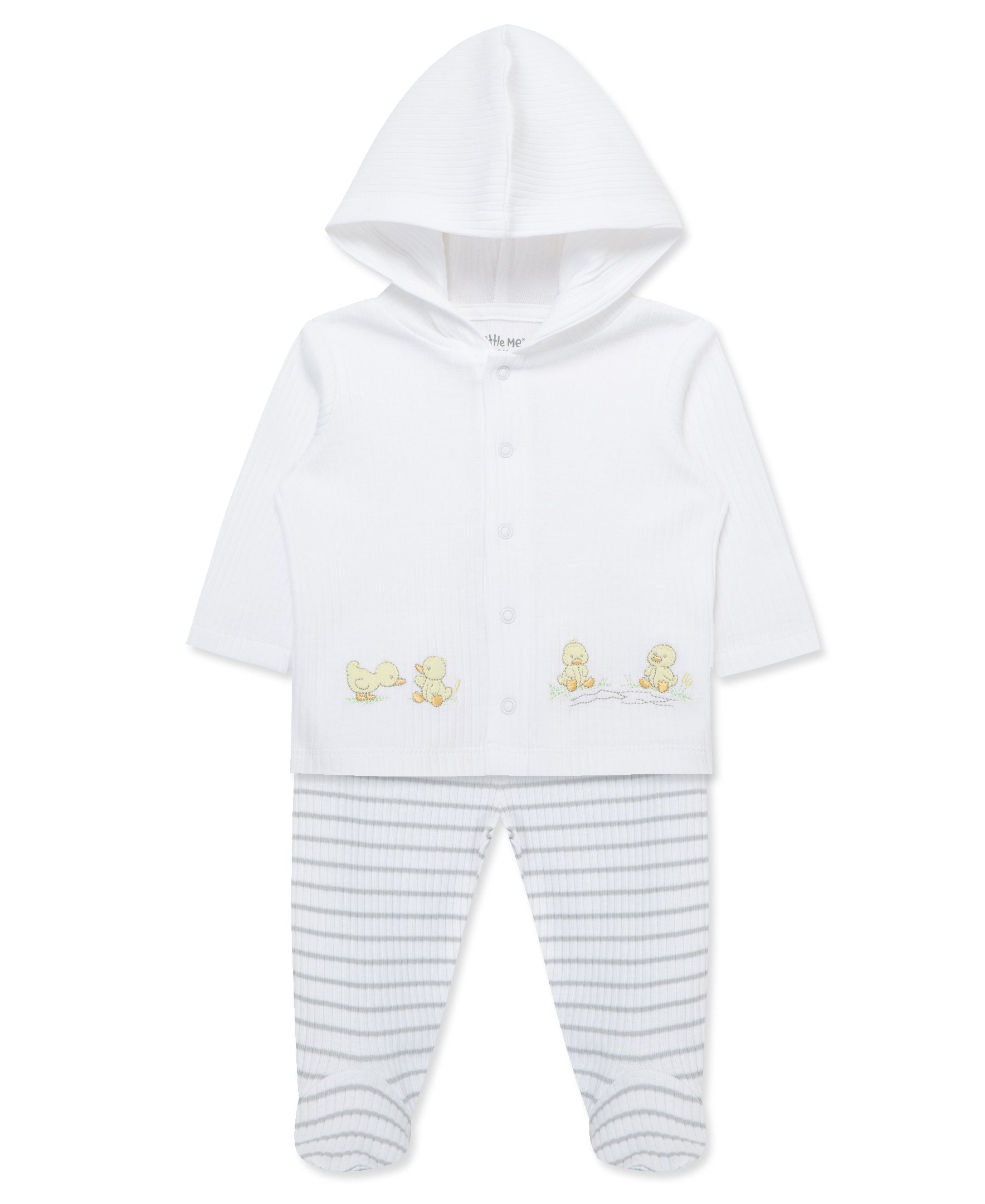 Splashy Ducks 2-Piece Cardigan Set