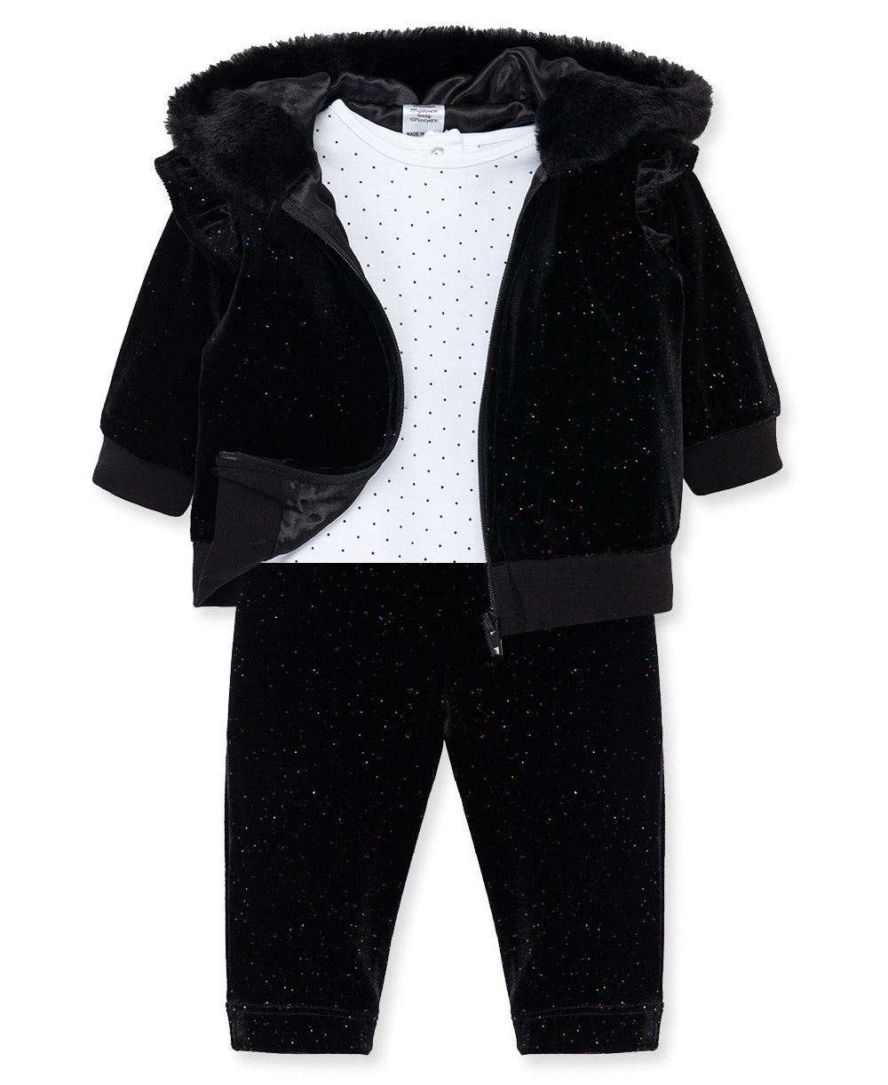 Sparkle 3pc Jckt Set - Little Me