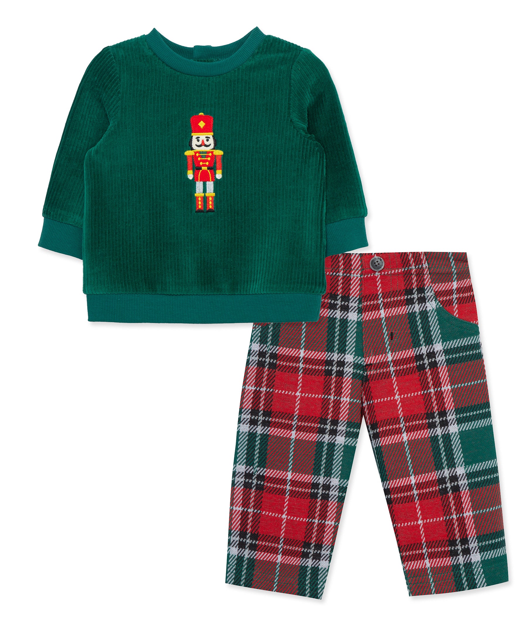 Nutcracker Velour Pant Set - Little Me