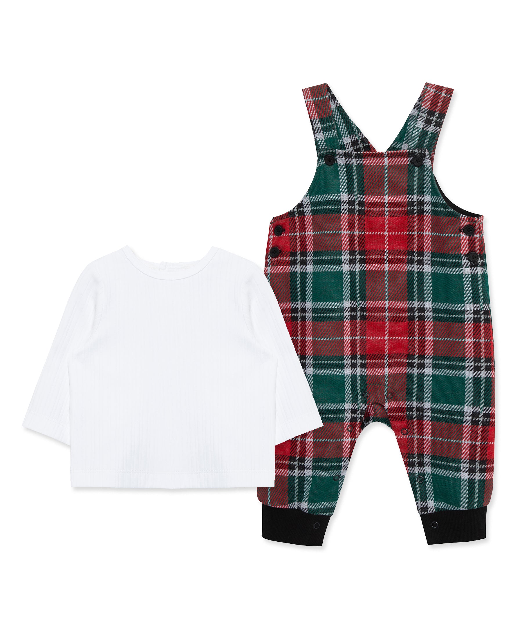 Plaid Overall Set - Little Me