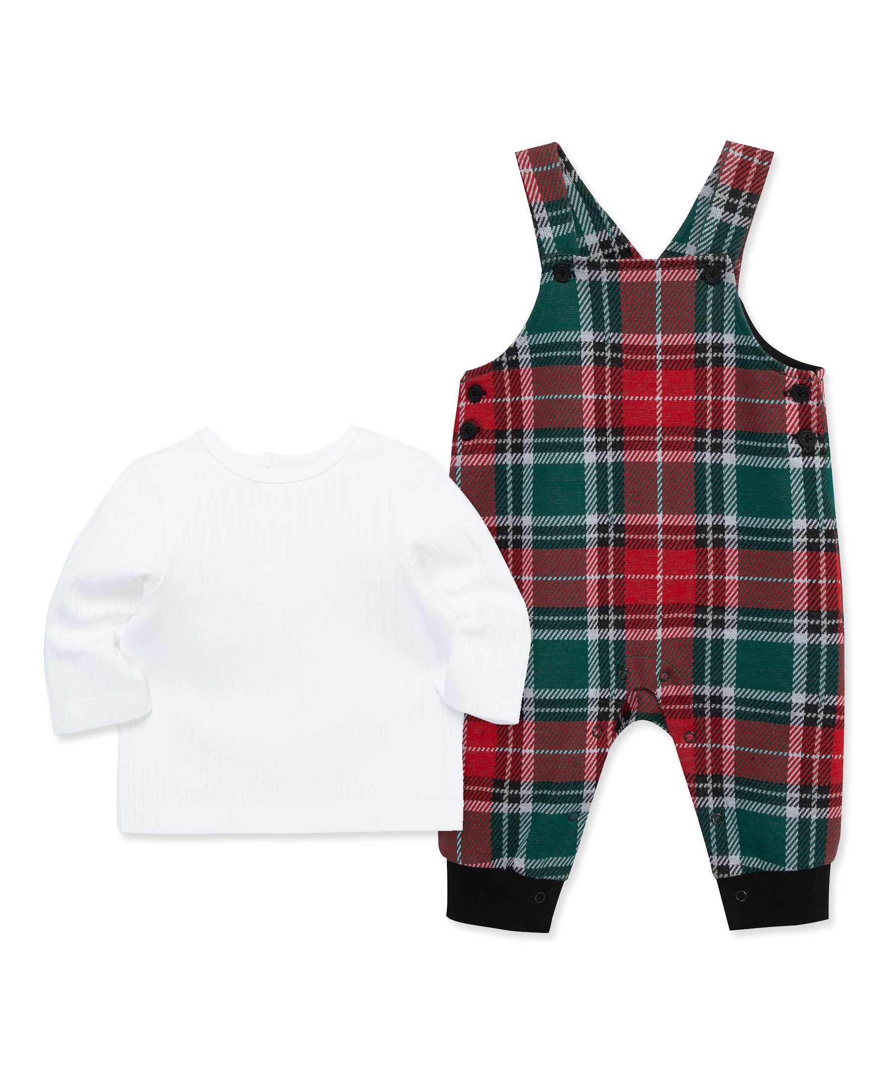 Plaid Overall Set - Little Me