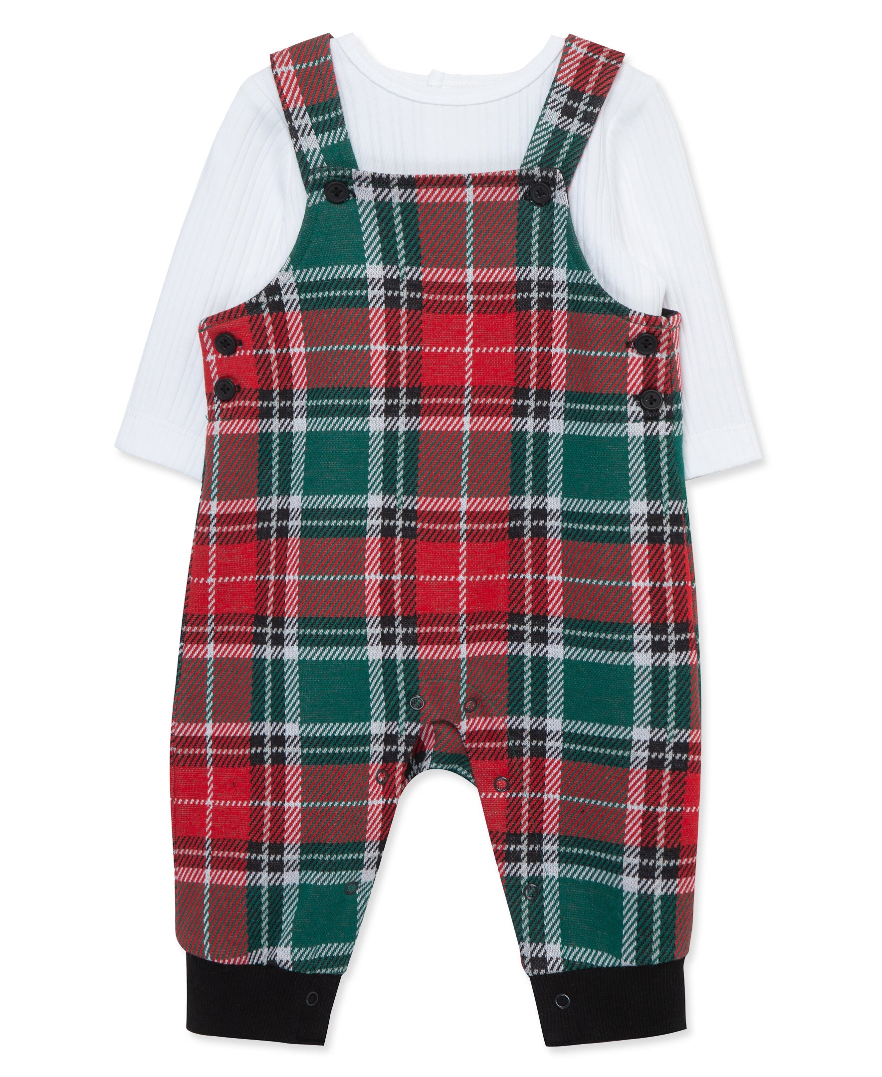 Plaid Overall Set - Little Me