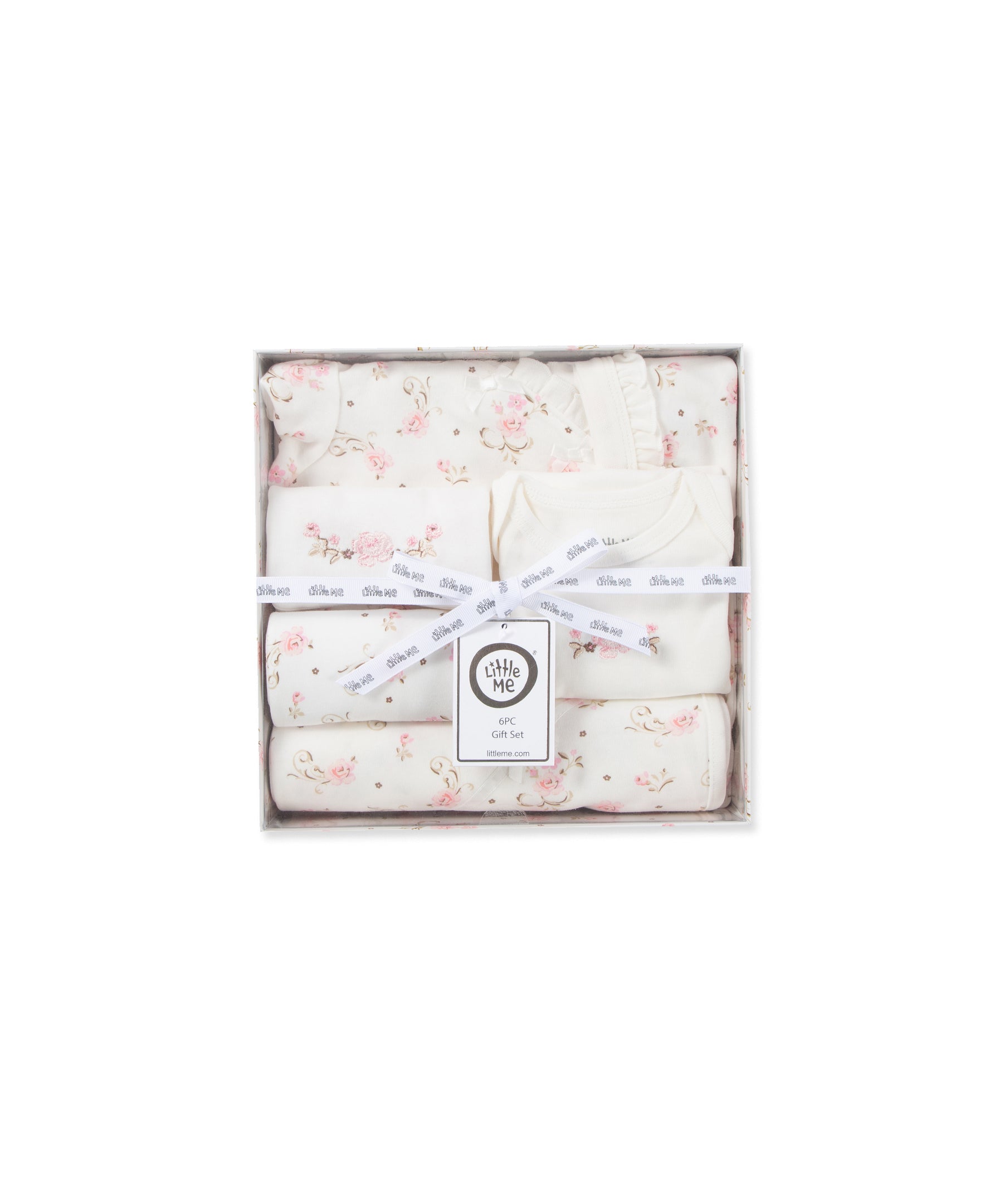 Vintage Rose Print Baby Gift Box Set - Little Me