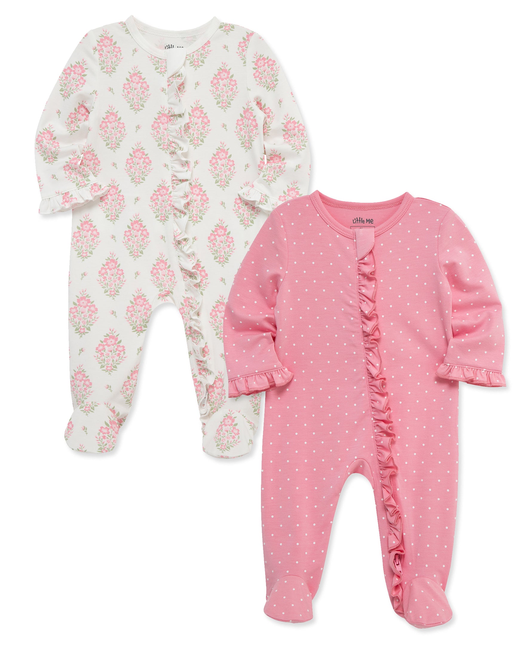 Floral Flame Footie (2-Pack) - Little Me