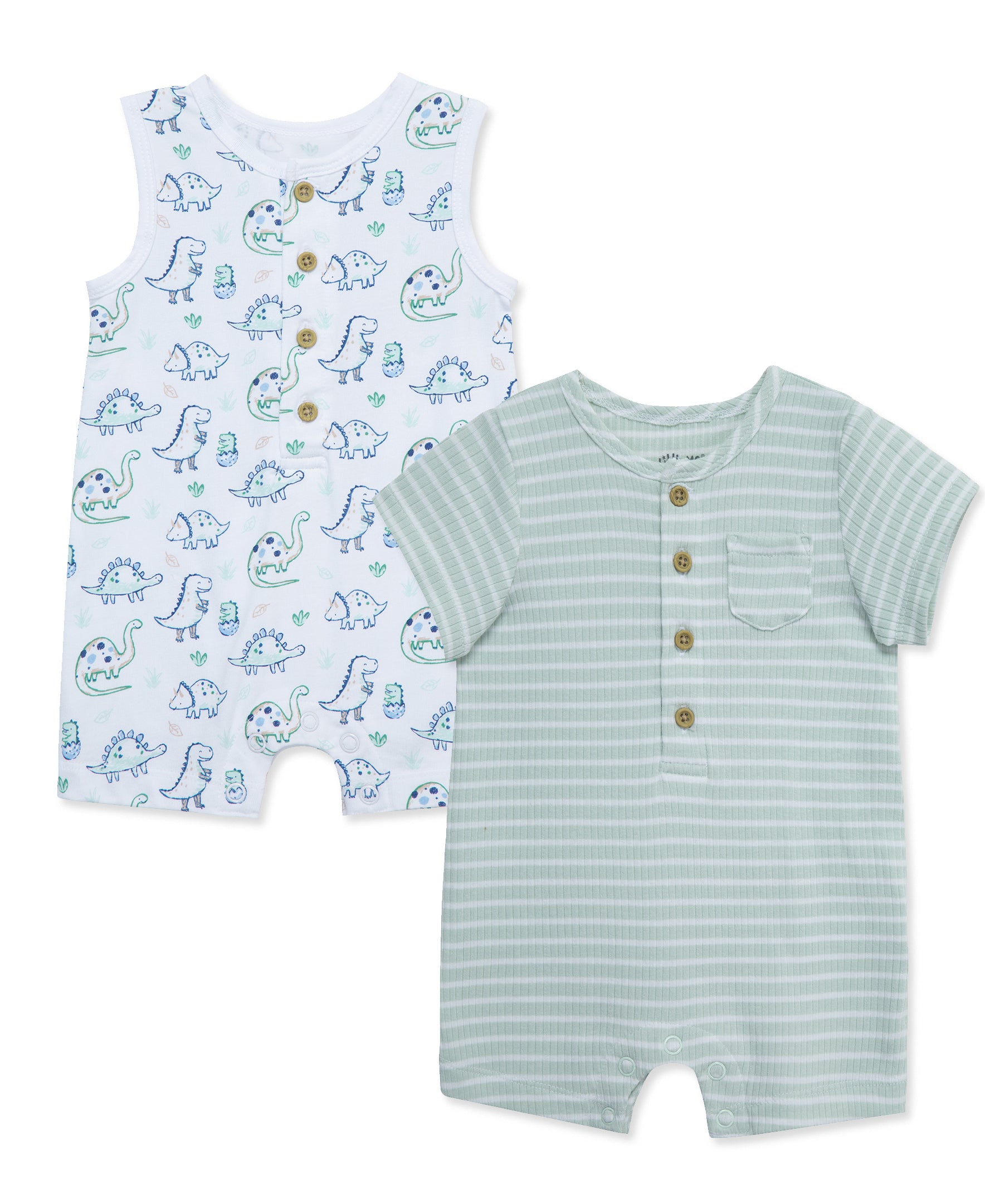 Dino Rompers (2-Pack) - Little Me