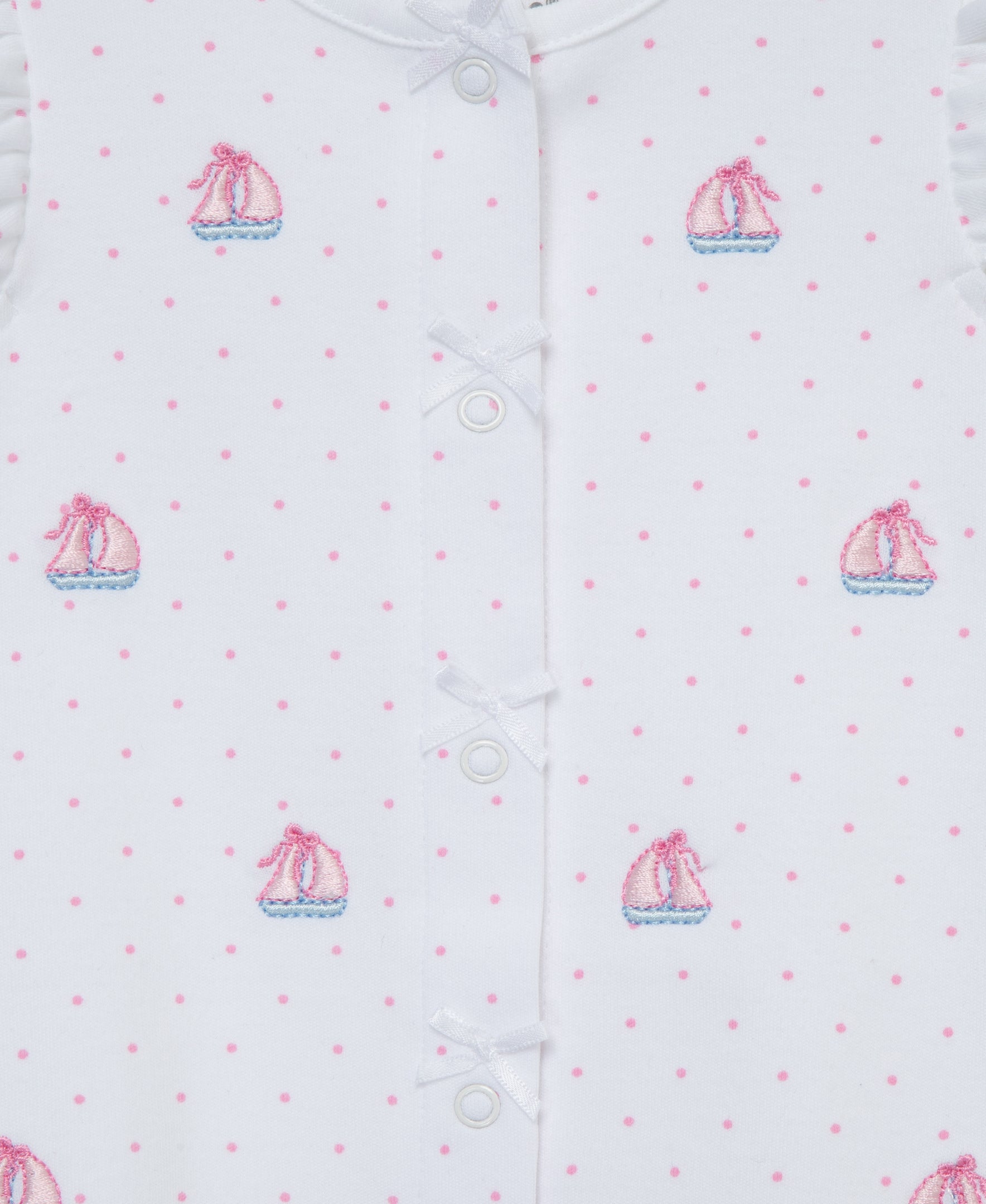 Sailboats Romper & Hat - Little Me