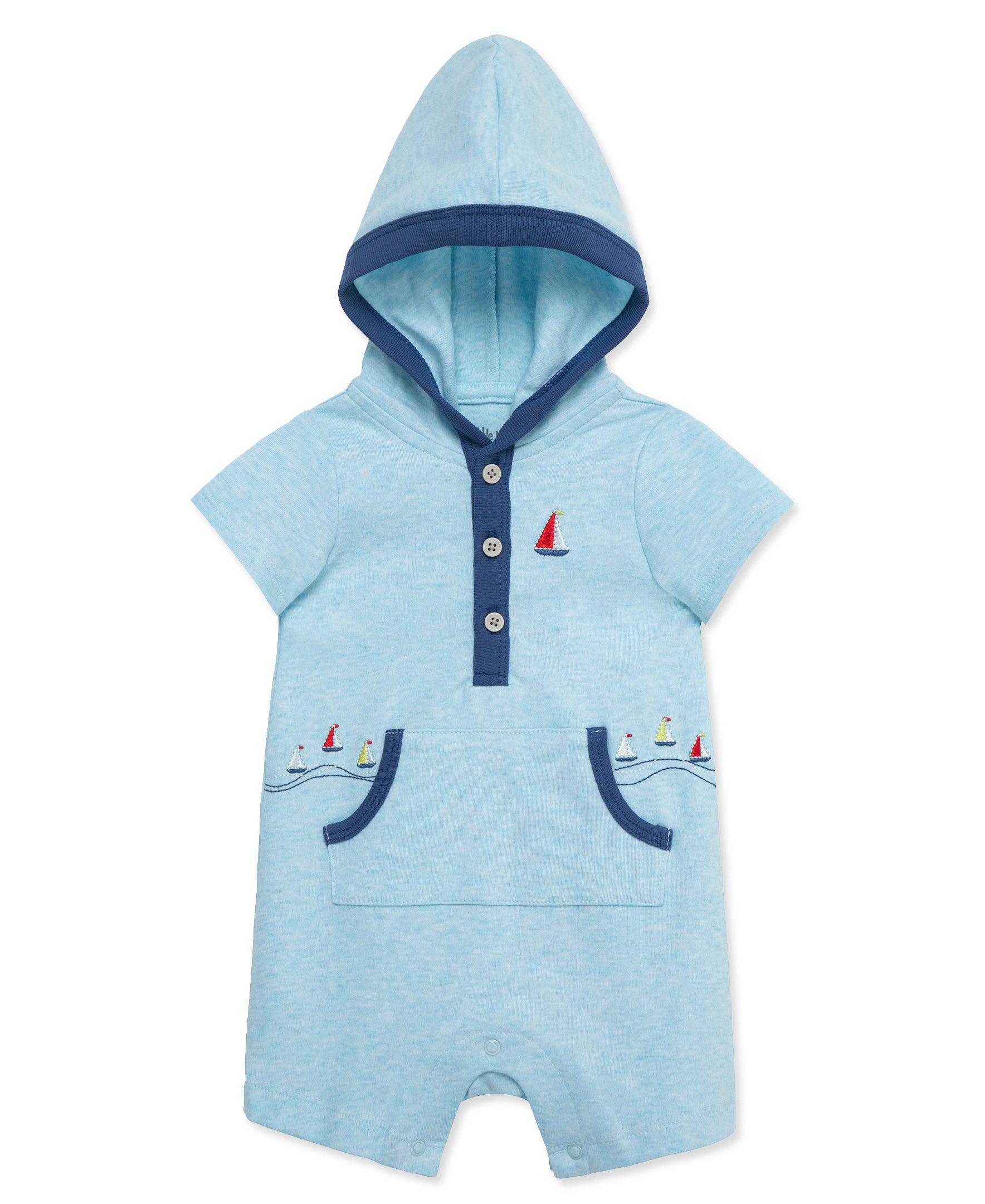 Breezy Hooded Romper - Little Me