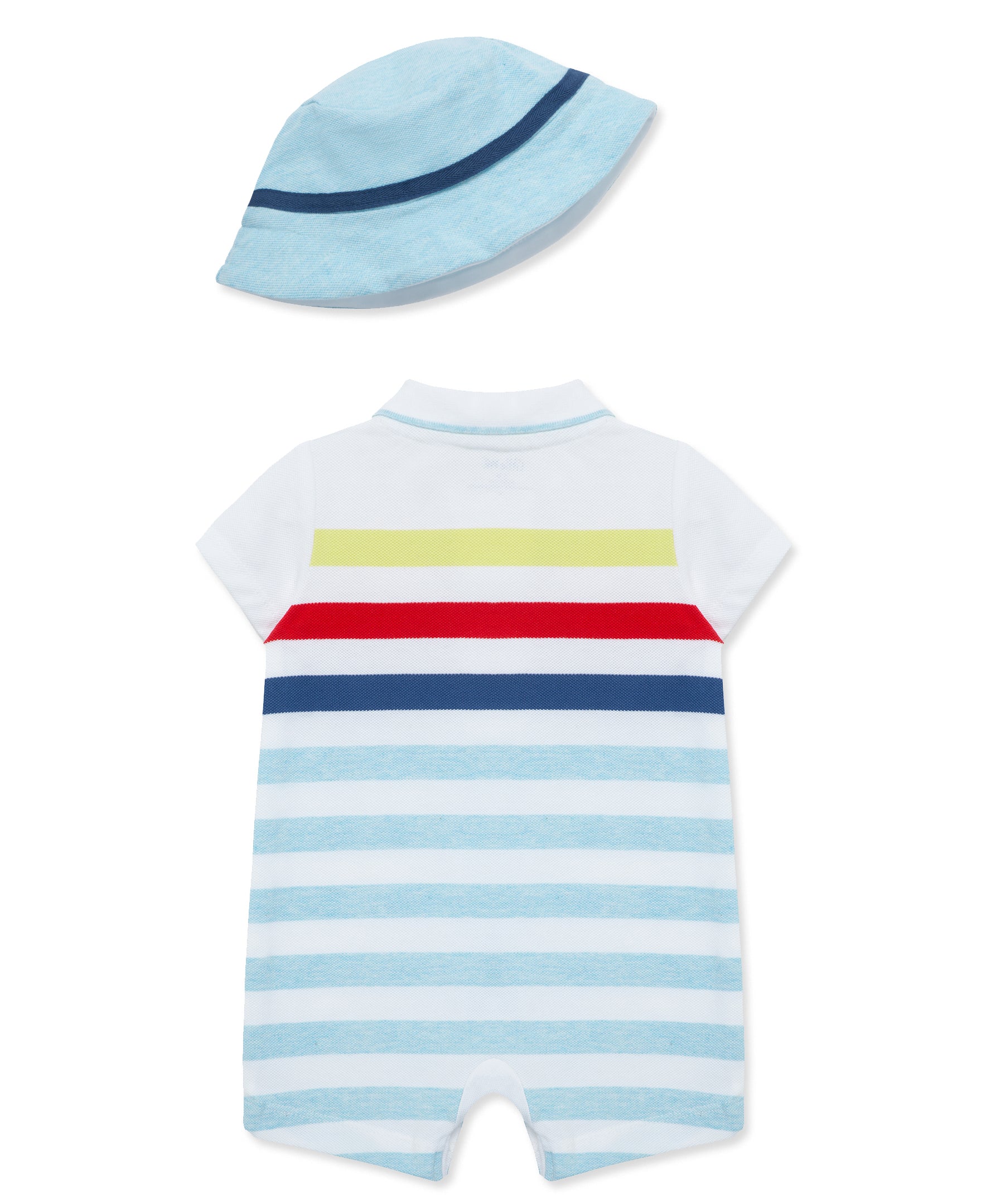 Striped Romper & Hat - Little Me