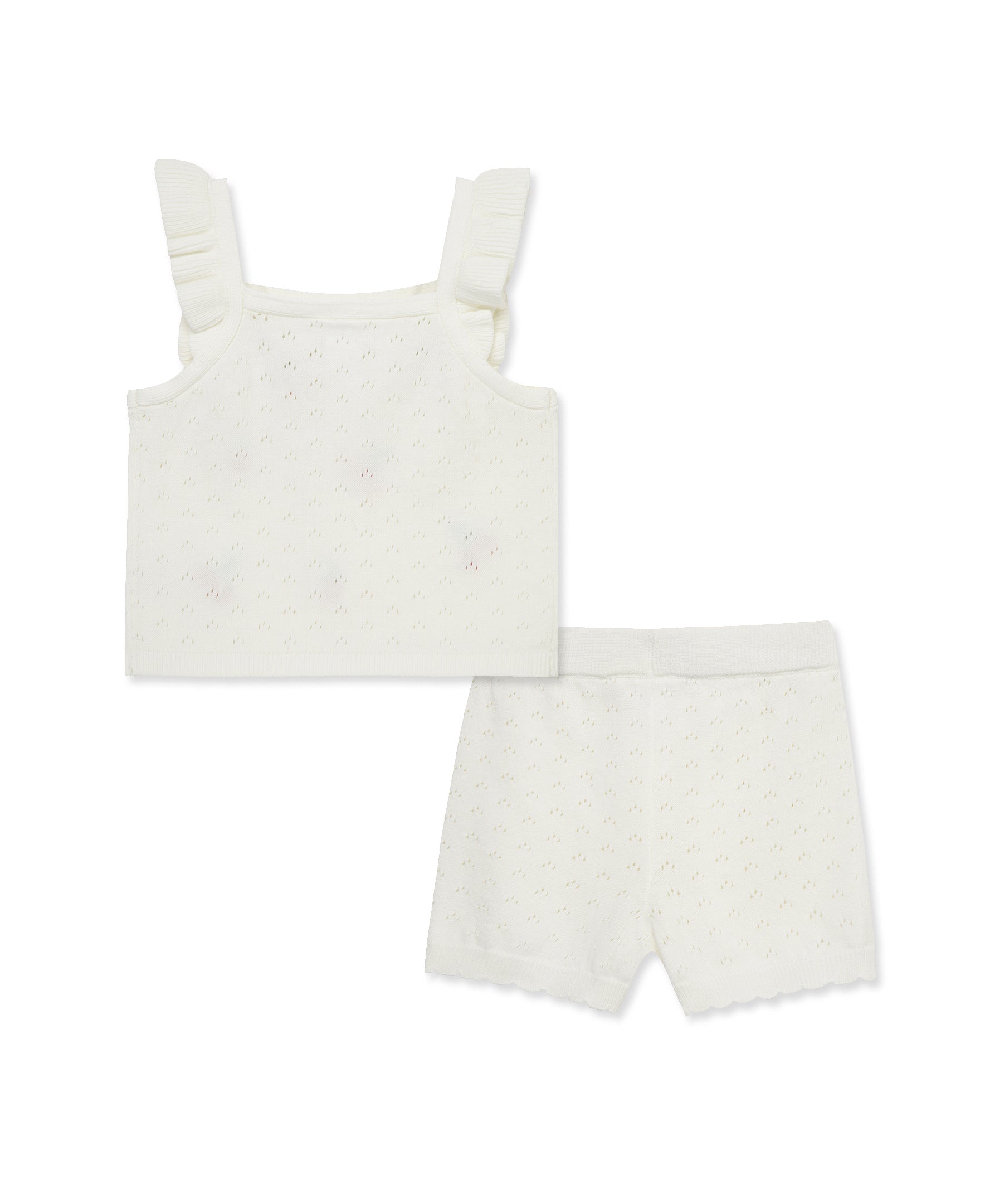 Cherry Pointelle Knit Short Set (12M-24M) - Little Me