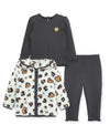 Leopard Infant 3-Piece Sherpa Set (12M-24M) - Little Me