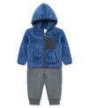 Blue 3-Piece Toddler Sherpa Set (2T-4T) - Little Me