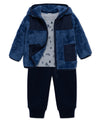 Blue Sherpa Jacket Set (12M-24M) - Little Me