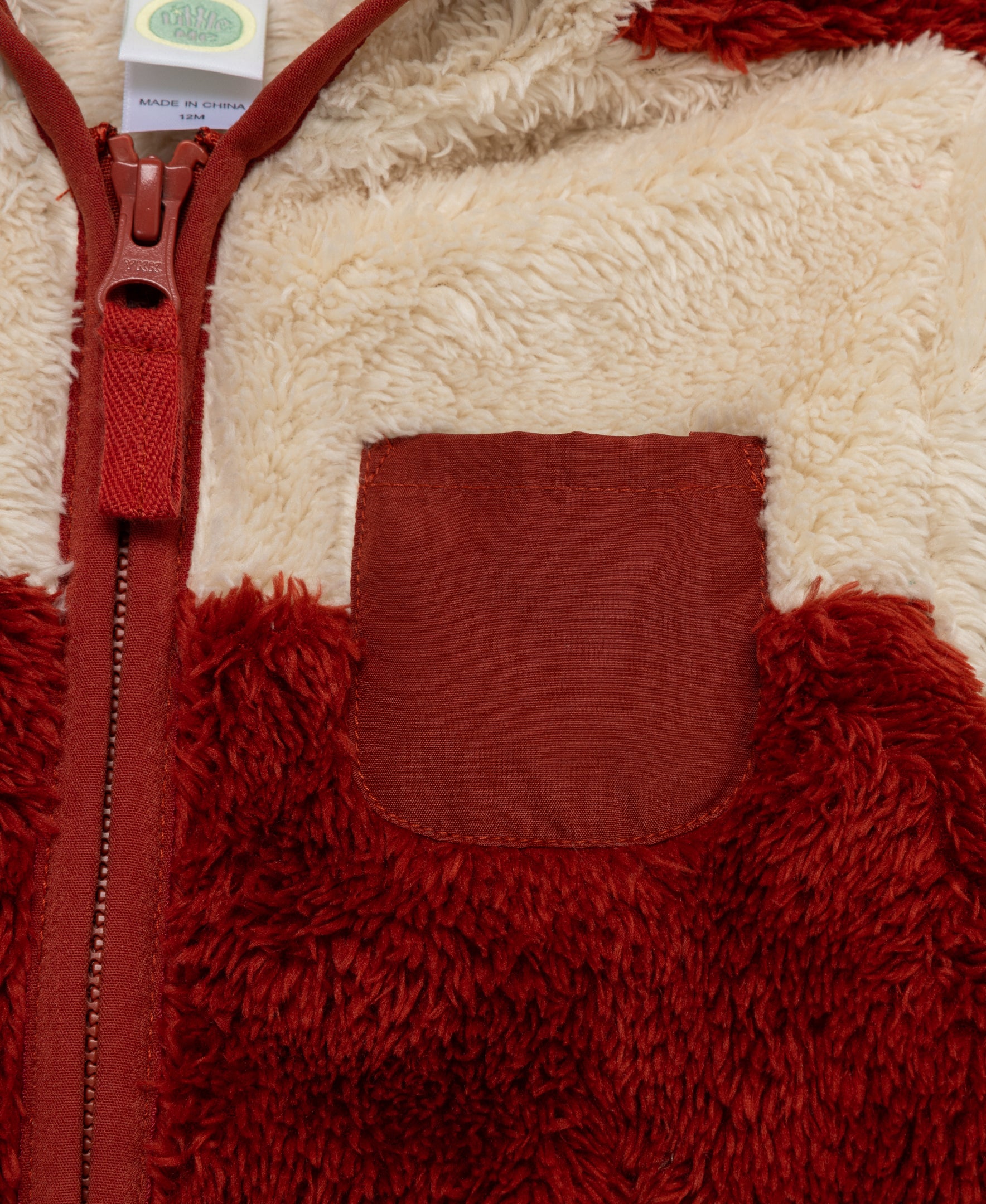 Red Sherpa Jacket Set (12M-24M) - Little Me