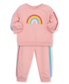 Rainbow Toddler 2-Piece Sweatshirt Set (2T-4T) - Little Me