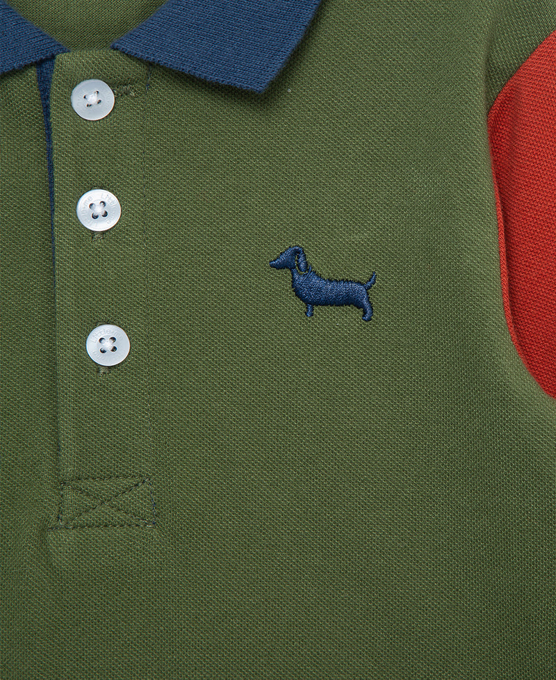 Color Block Long Sleeve Infant Polo Set (12M-24M) - Little Me