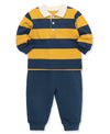 Rugby Long Sleeve Toddler Polo Set (2T-4T) - Little Me