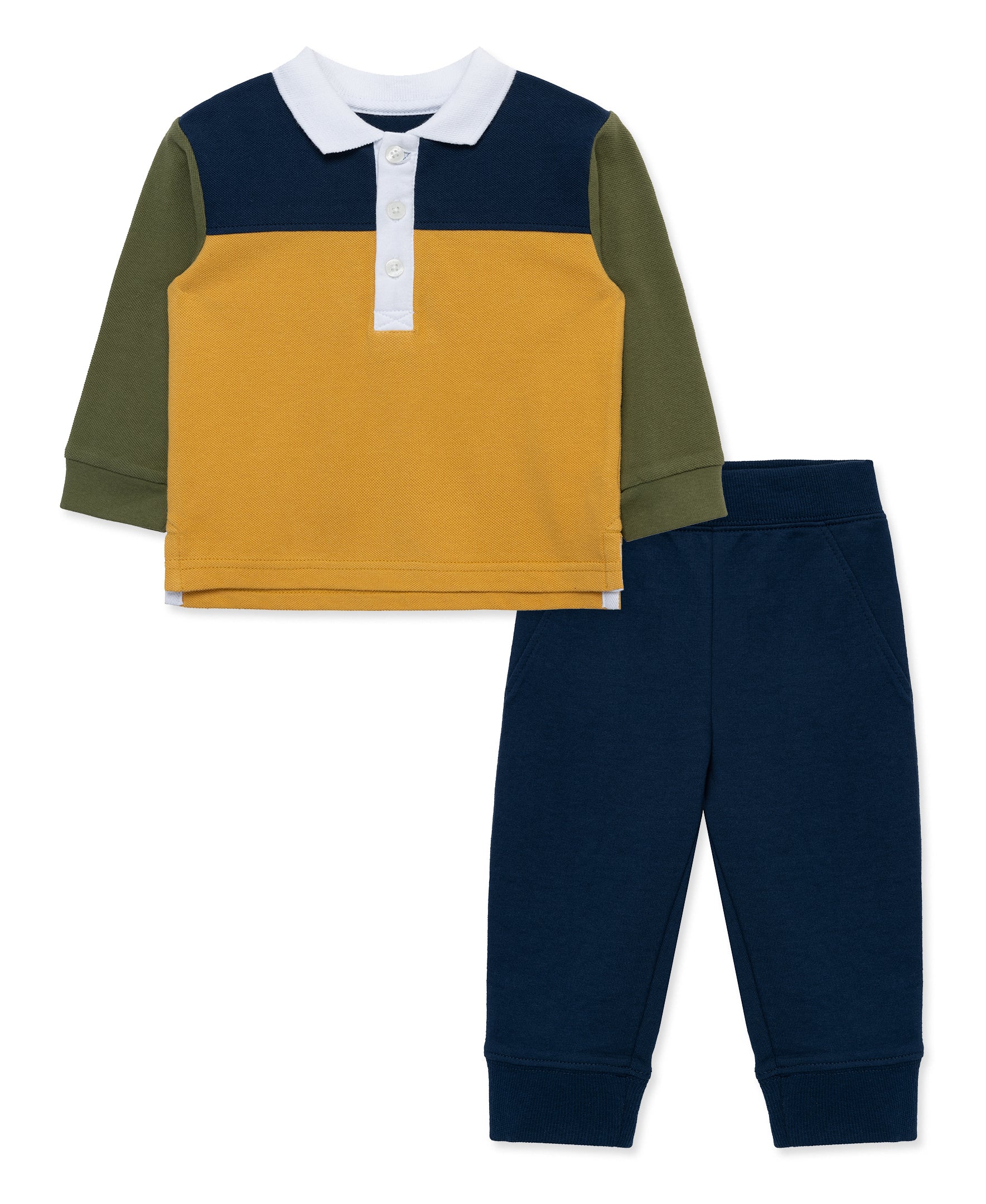 Colorblock Polo Set (12M-24M) - Little Me