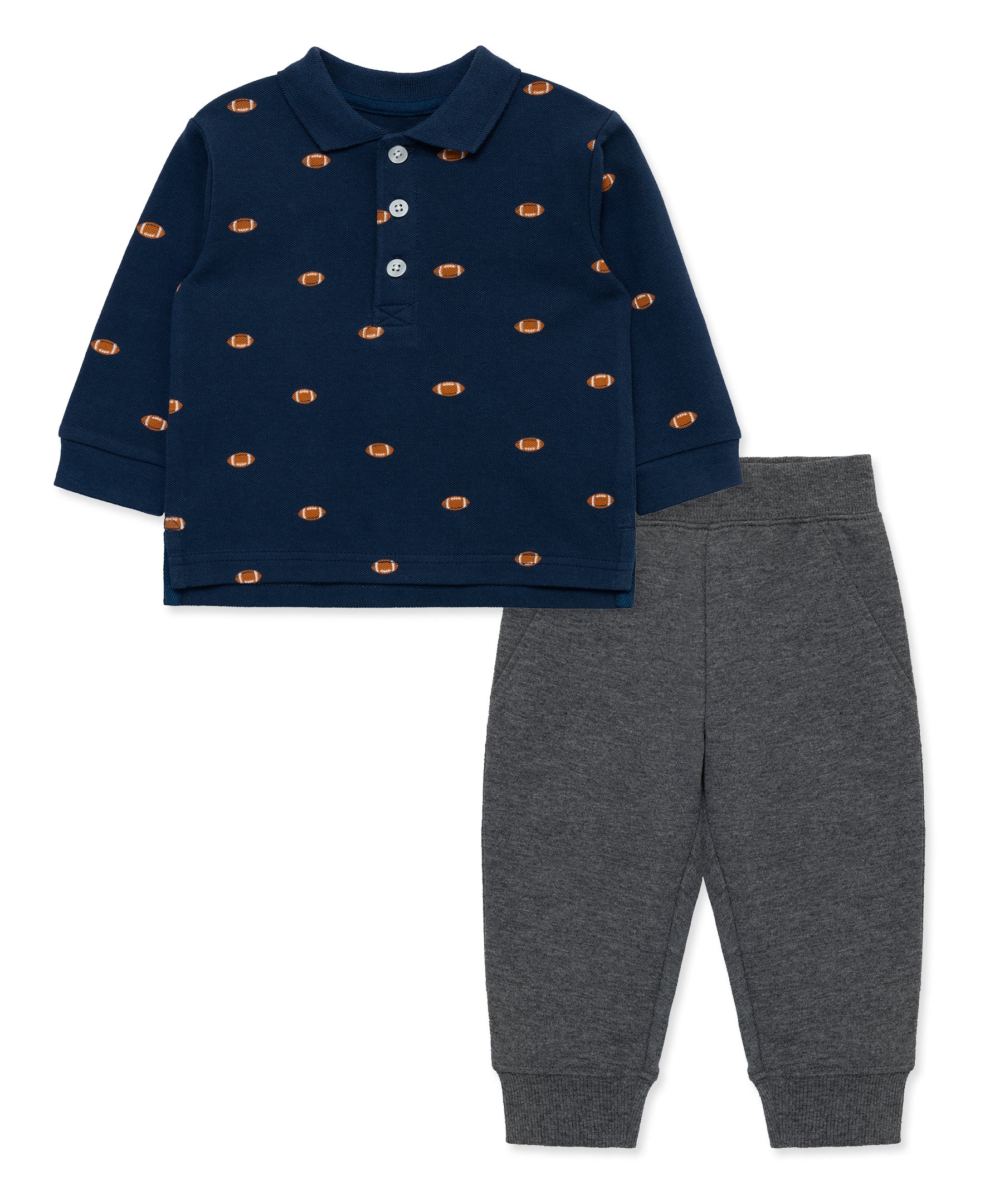 Football Polo Set (2T-4T) - Little Me