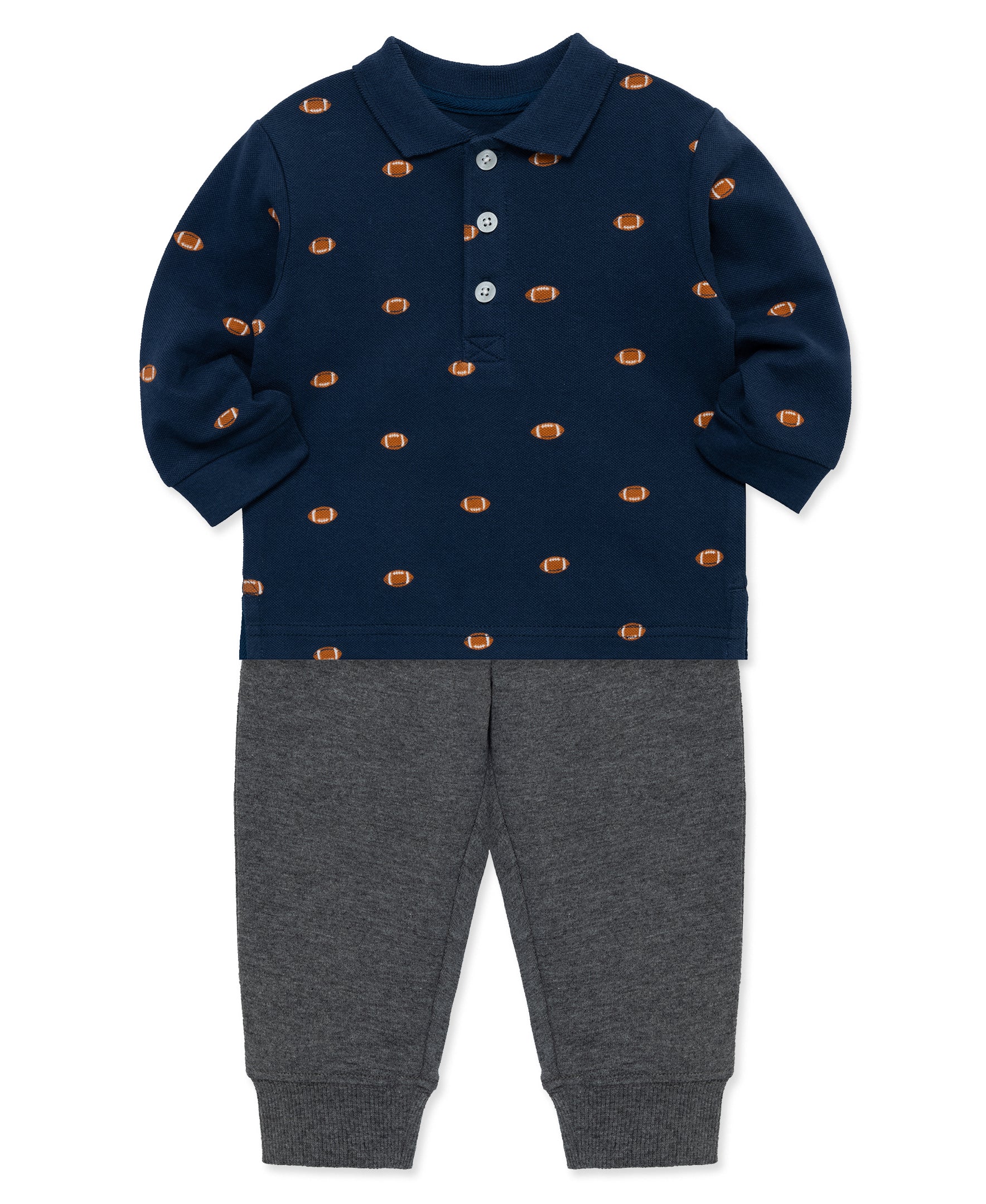 Football Polo Set (2T-4T) - Little Me