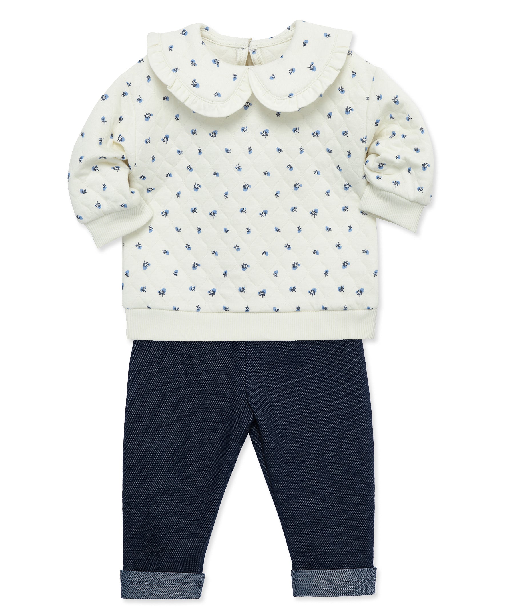 Ditsy Floral Sweatshirt Set (12M-24M) - Little Me