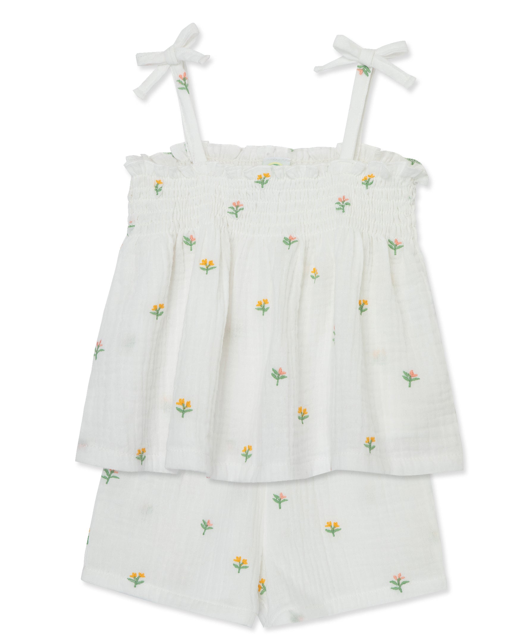 Floral Gauze Short Set (12M-24M) - Little Me