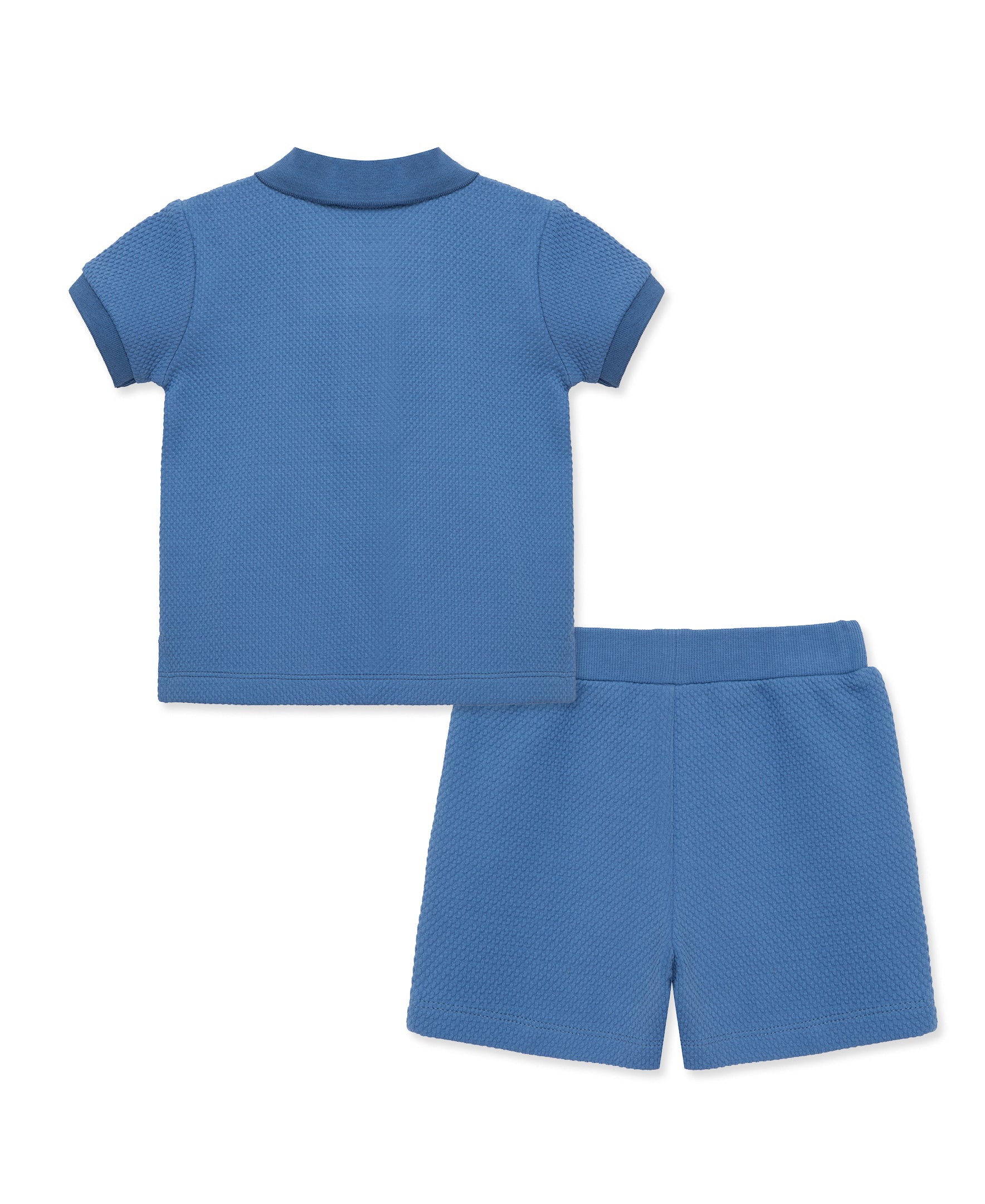 Blue Polo 2-Piece Short Set (2T-4T) - Little Me