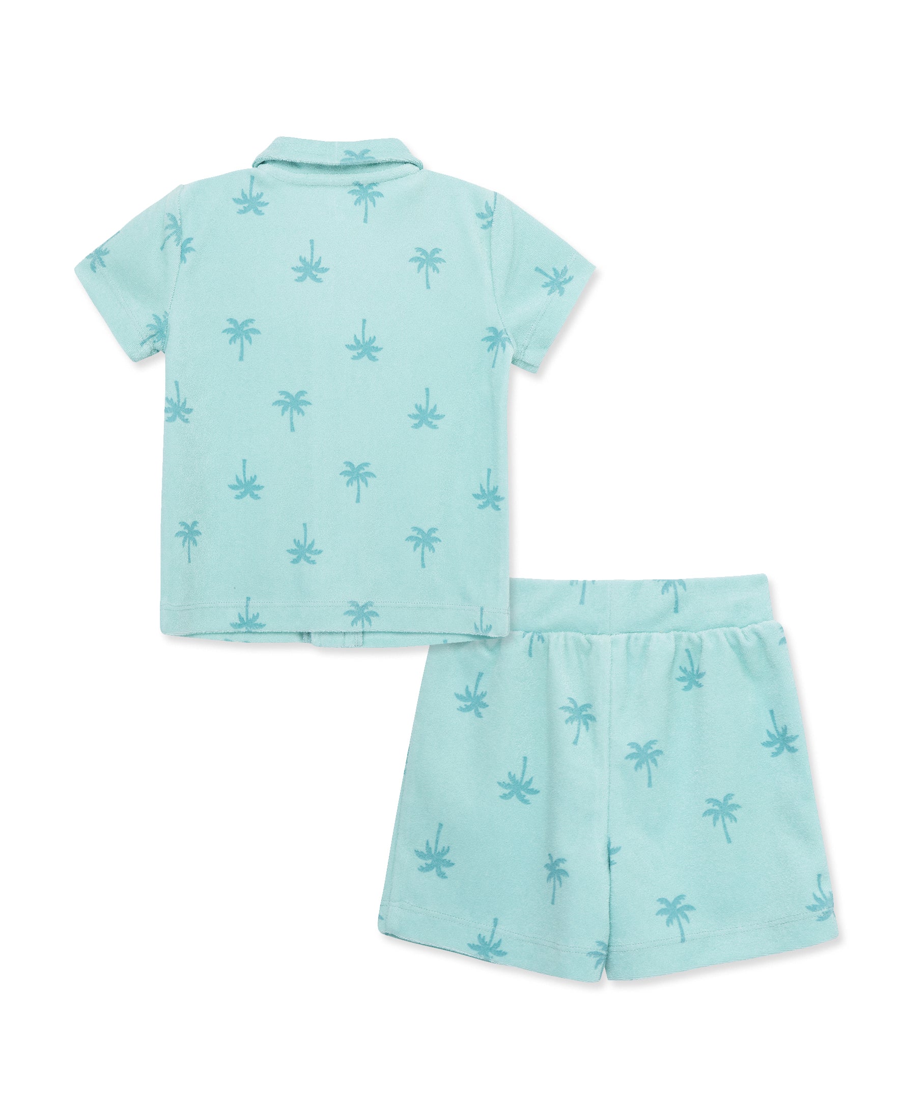 Palm Tree Terry Short Set (12M-24M) - Little Me