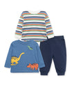 Dino 3-Piece Toddler Play Set (2T-4T) - Little Me