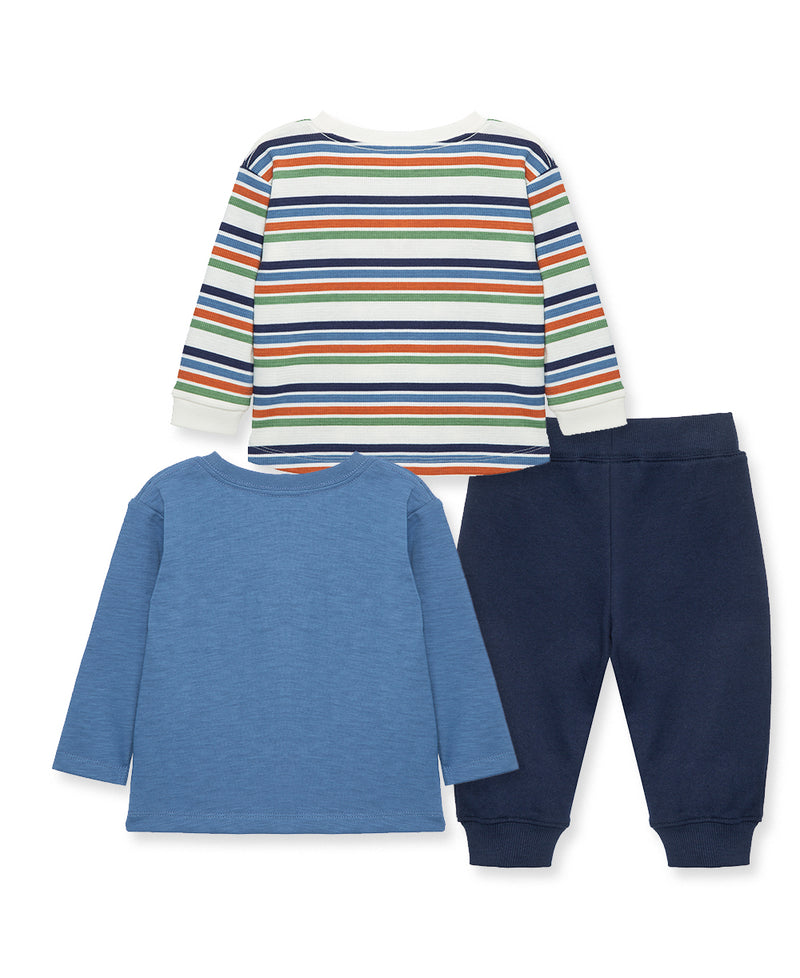 Dino 3-Piece Toddler Play Set (2T-4T) - Little Me