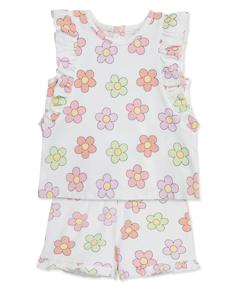 Floral Knit Short Set - Toddler (2T-4T) - Little Me