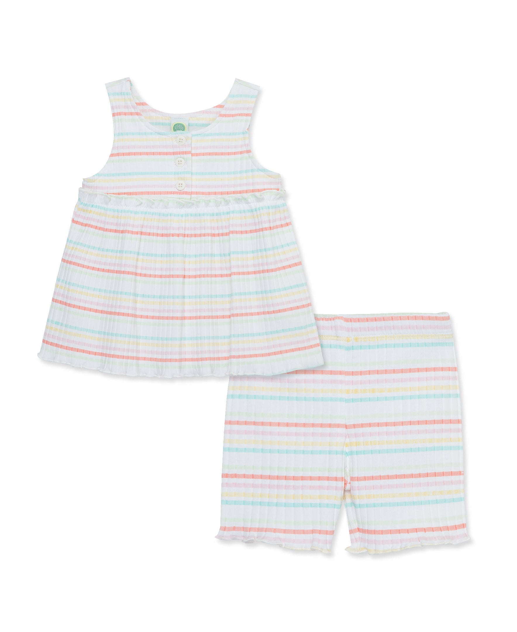 Stripe Knit Short Set (12M-24M) - Little Me