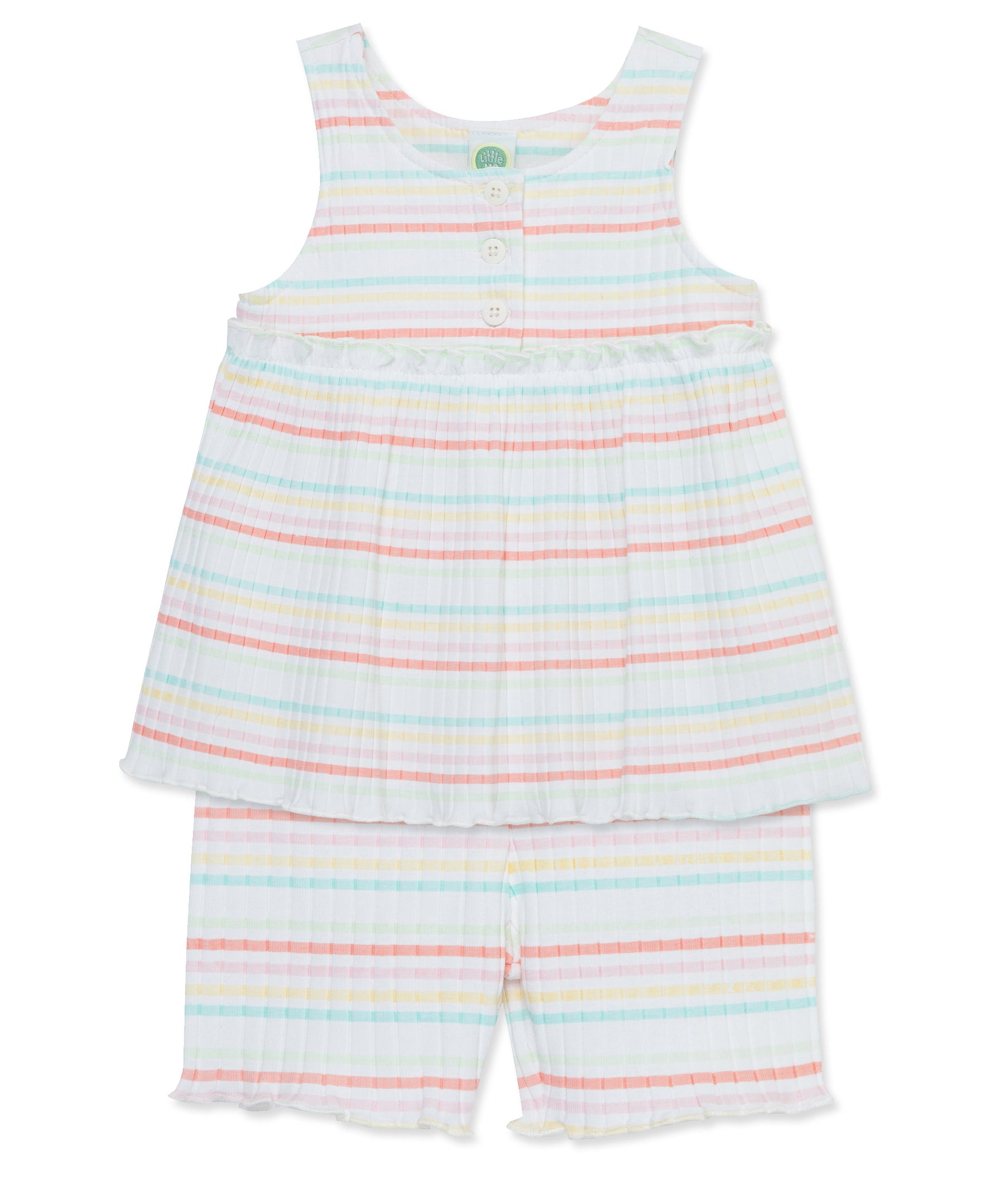 Stripe Knit Short Set (12M-24M) - Little Me