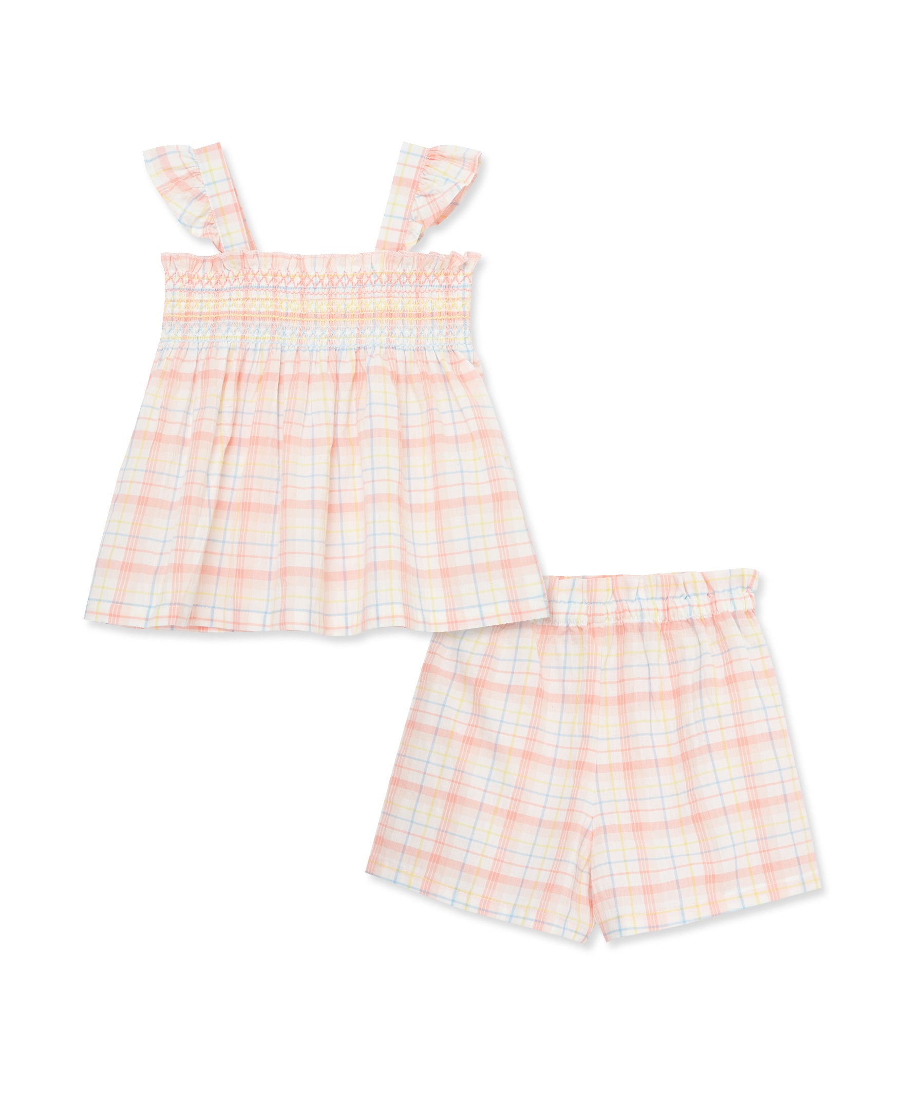 Plaid Woven Play Set (12M-24M) - Little Me