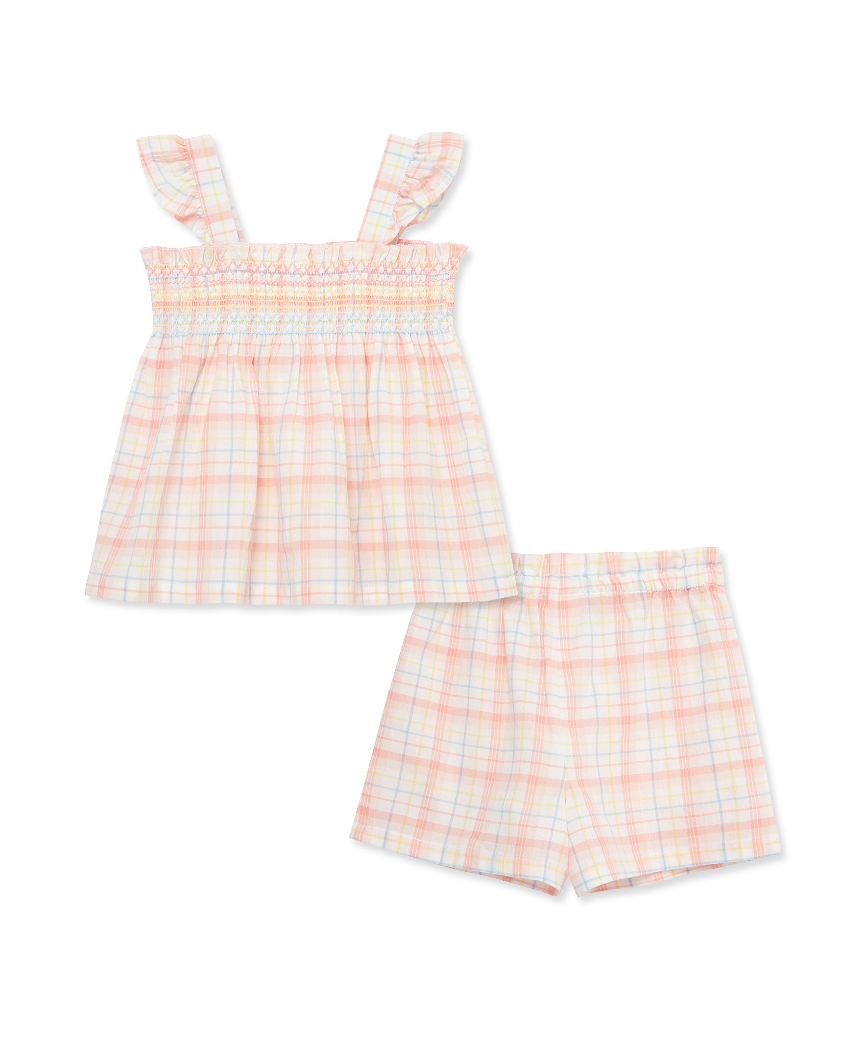 Plaid Woven Play Set (12M-24M) - Little Me