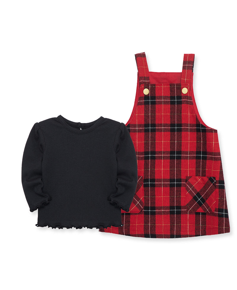 Red Plaid Toddler Jumper Set (2T-4T) - Little Me