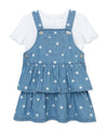 Star Woven Jumper Dress Set - Toddler (2T-4T) - Little Me