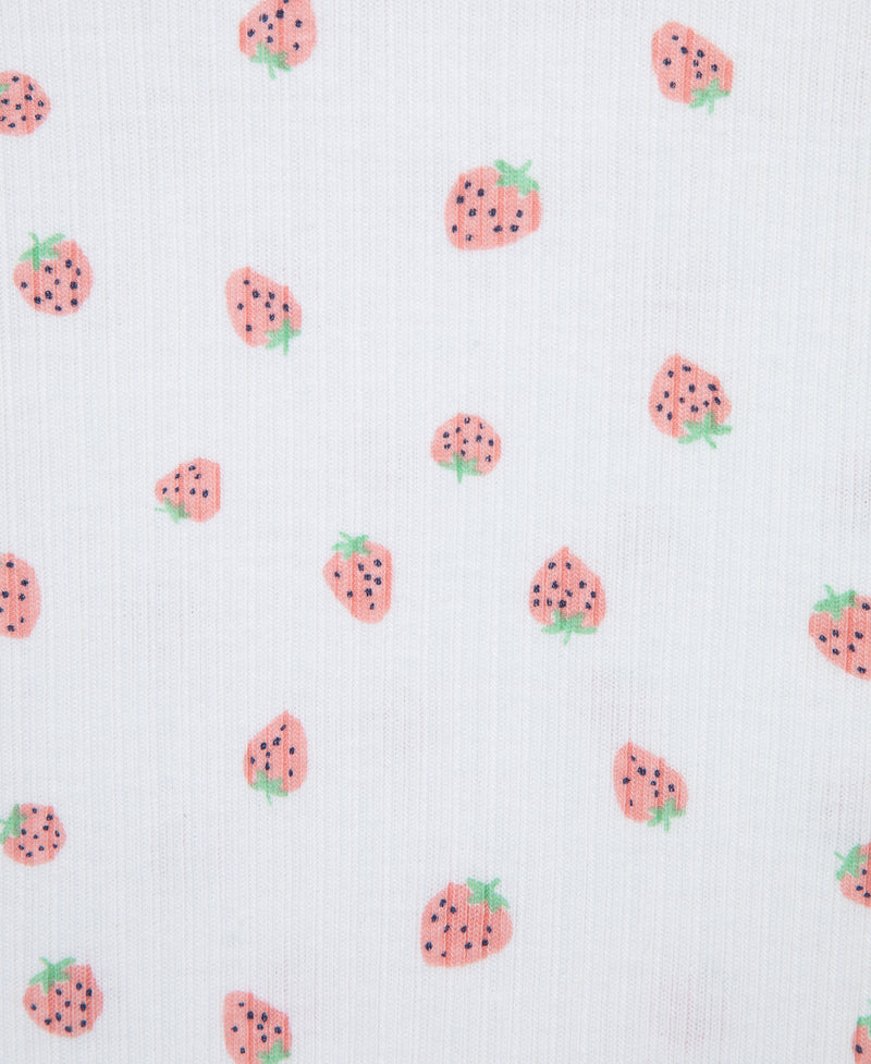 Strawberry Woven Jumper Dress Set (12M-24M) - Little Me