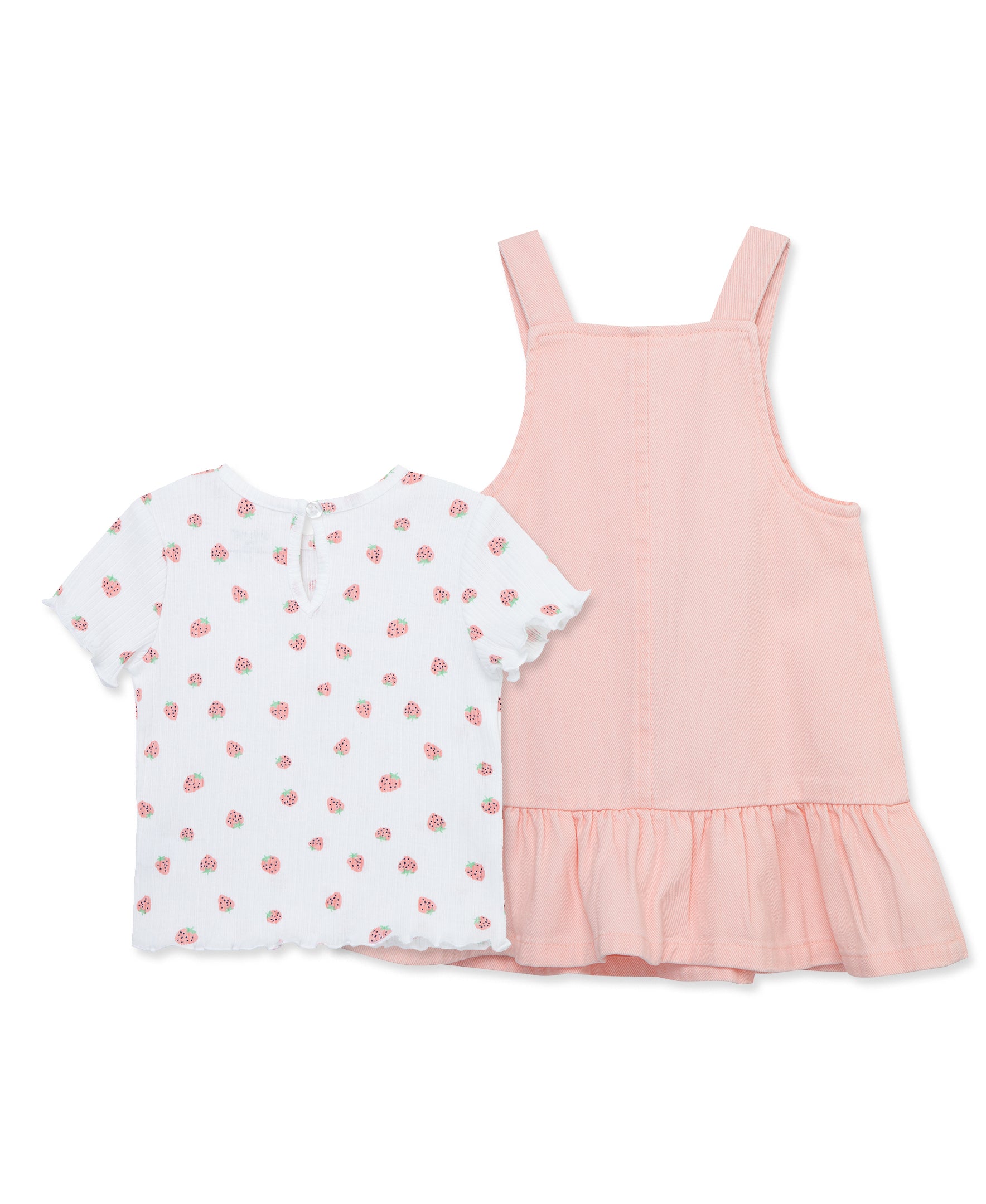 Strawberry Woven Jumper Dress Set -Toddler (2T-4T) - Little Me