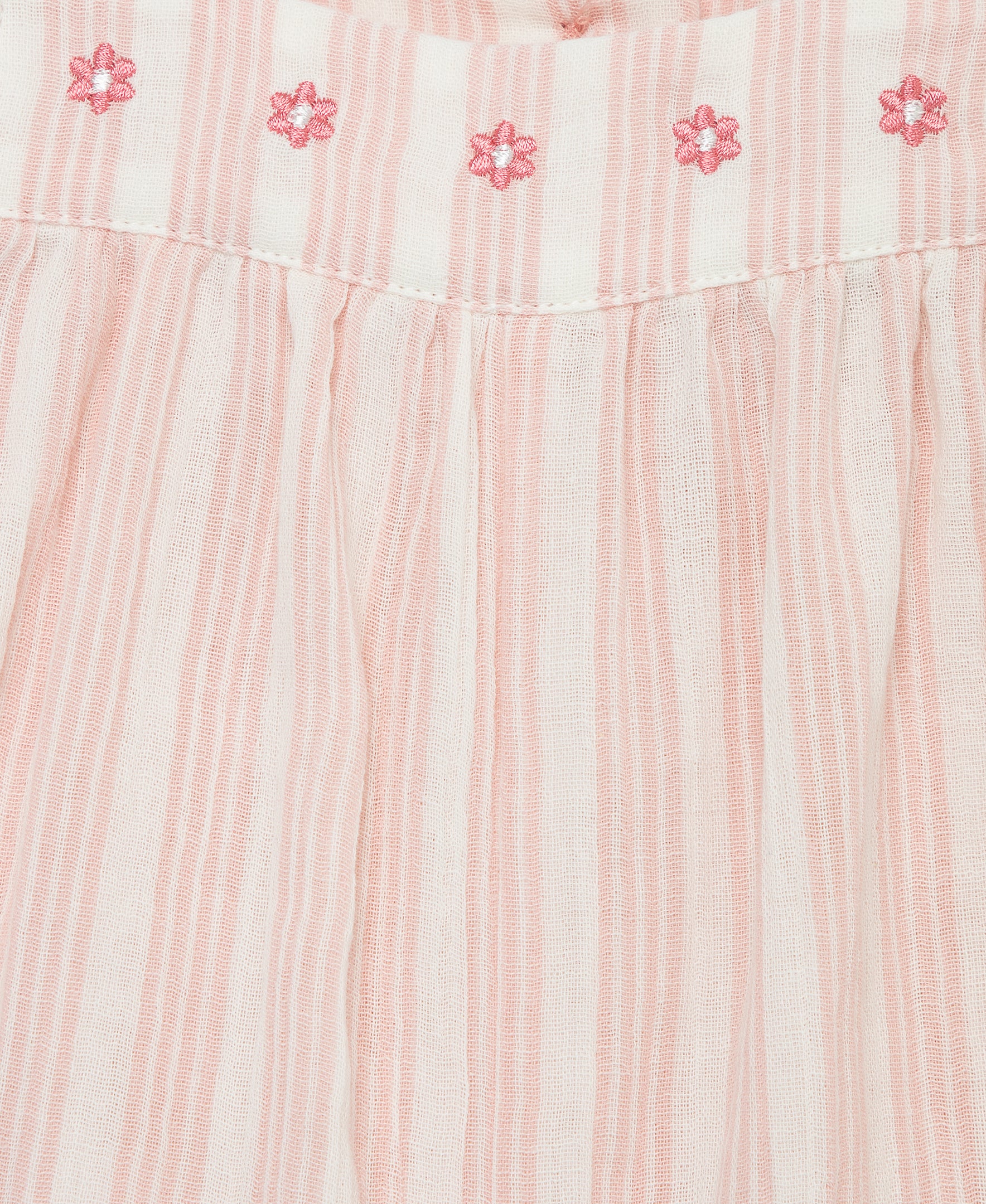 Stripe Gauze Romper & Headband- Toddler (2T-4T) - Little Me