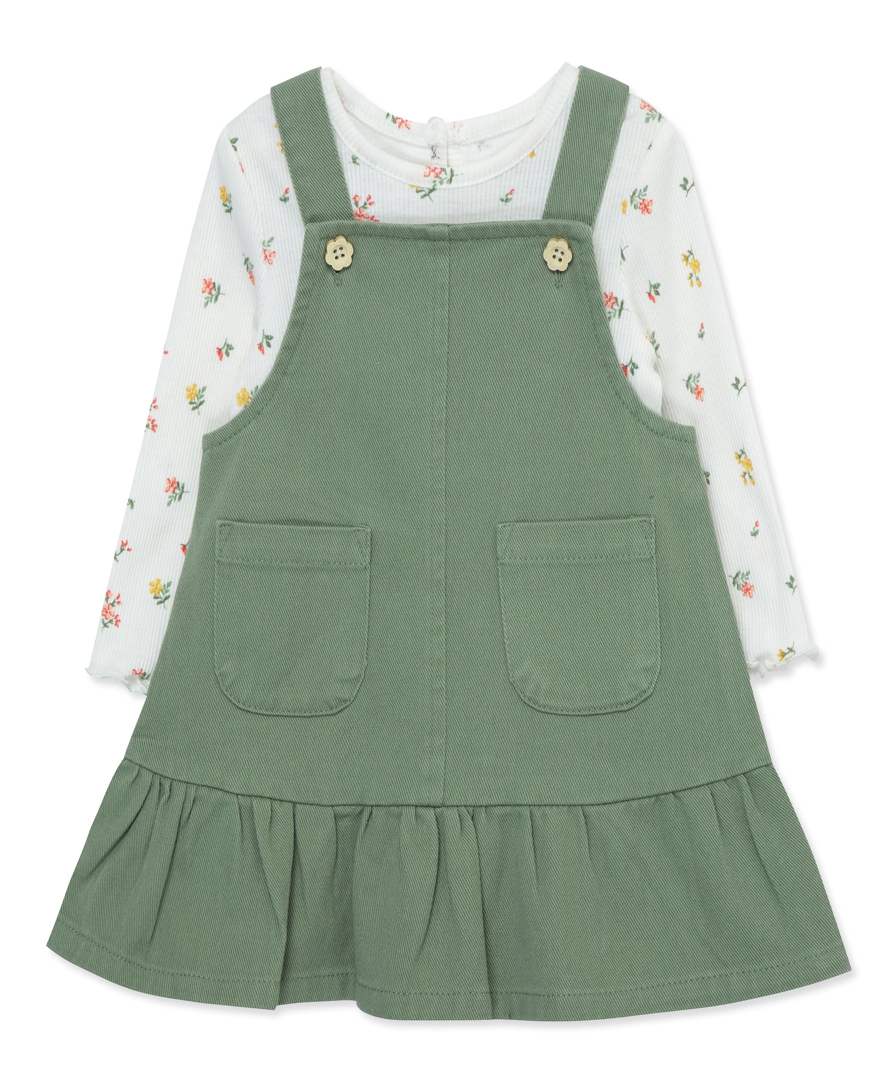 Green Jumper Set (2T-4T) - Little Me