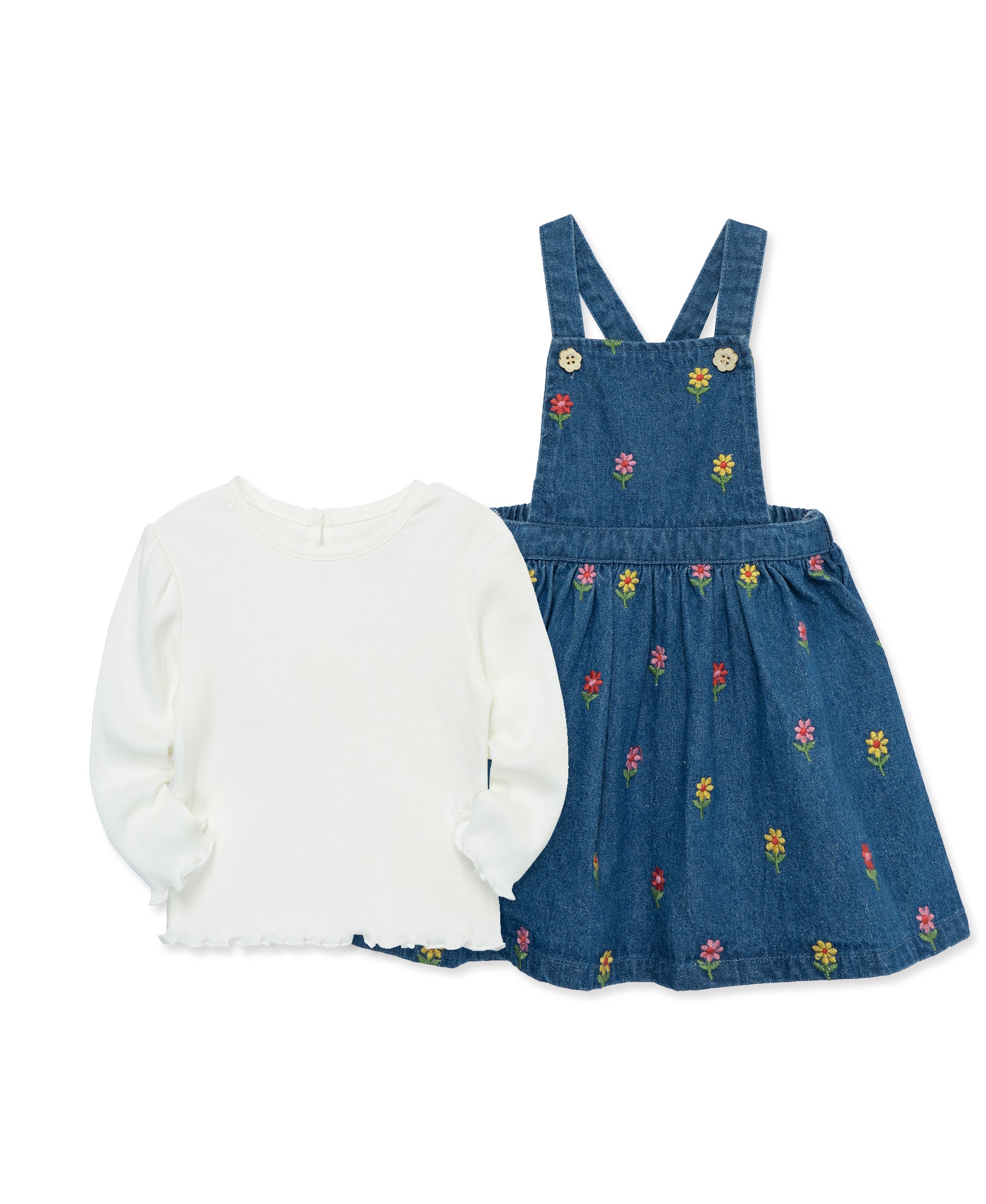 Floral Jumper Set (2T-4T) - Little Me