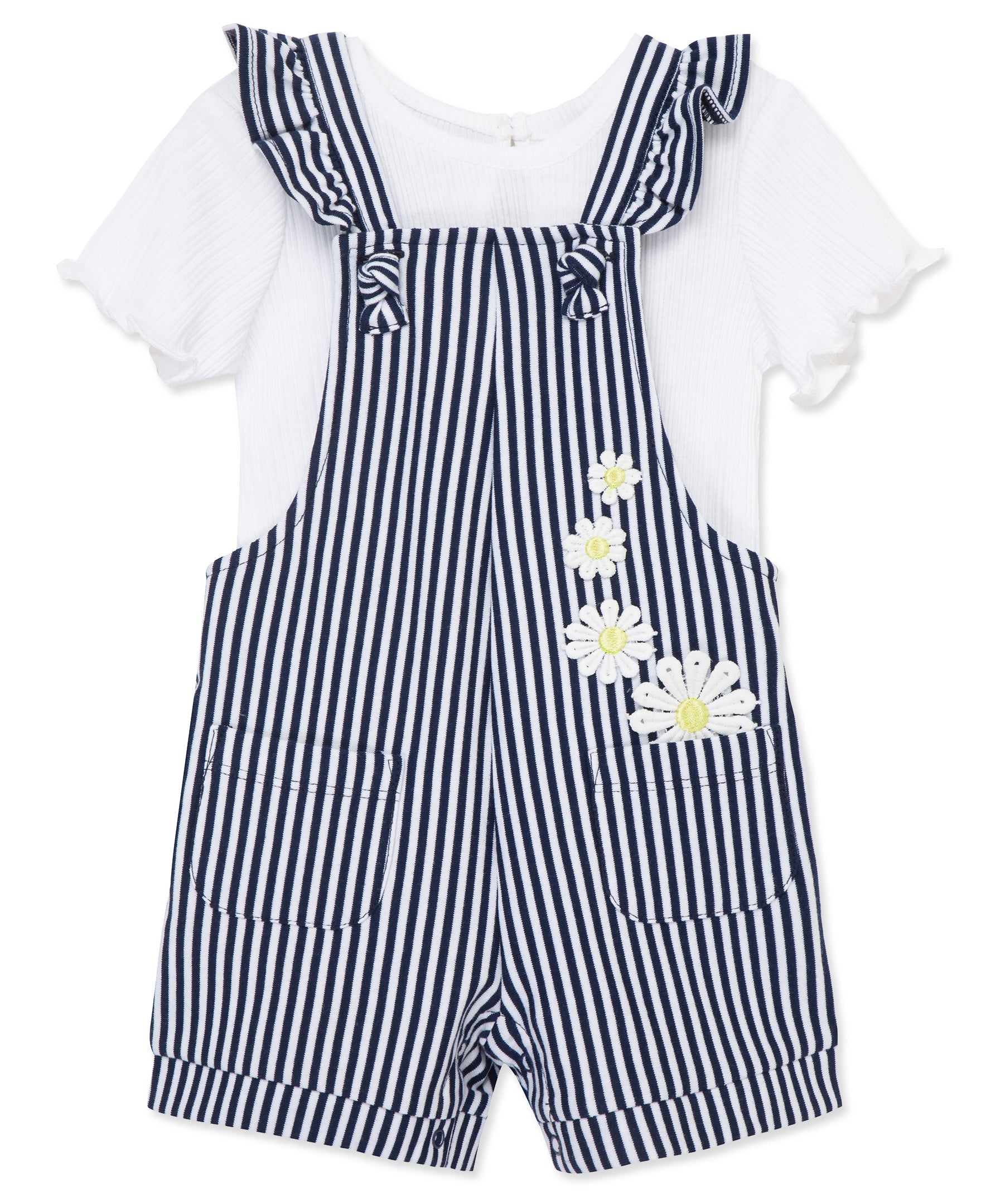 Daisy Knit Shortall Set (12M-24M) - Little Me