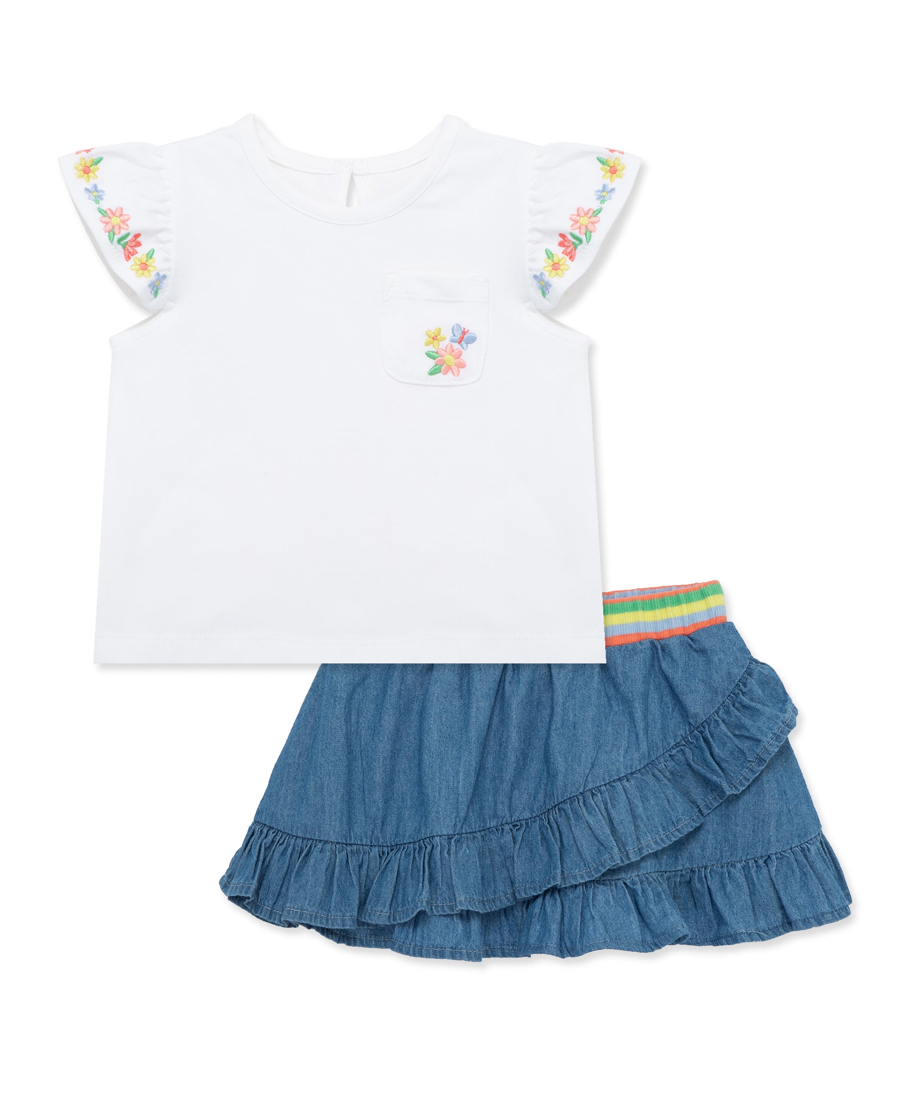 Embroidered Fashion Skort Set (12M-24M) - Little Me