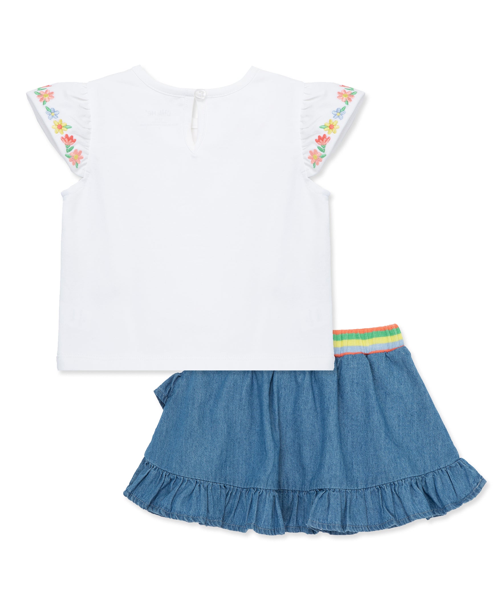 Embroidered Fashion Skort Set (12M-24M) - Little Me