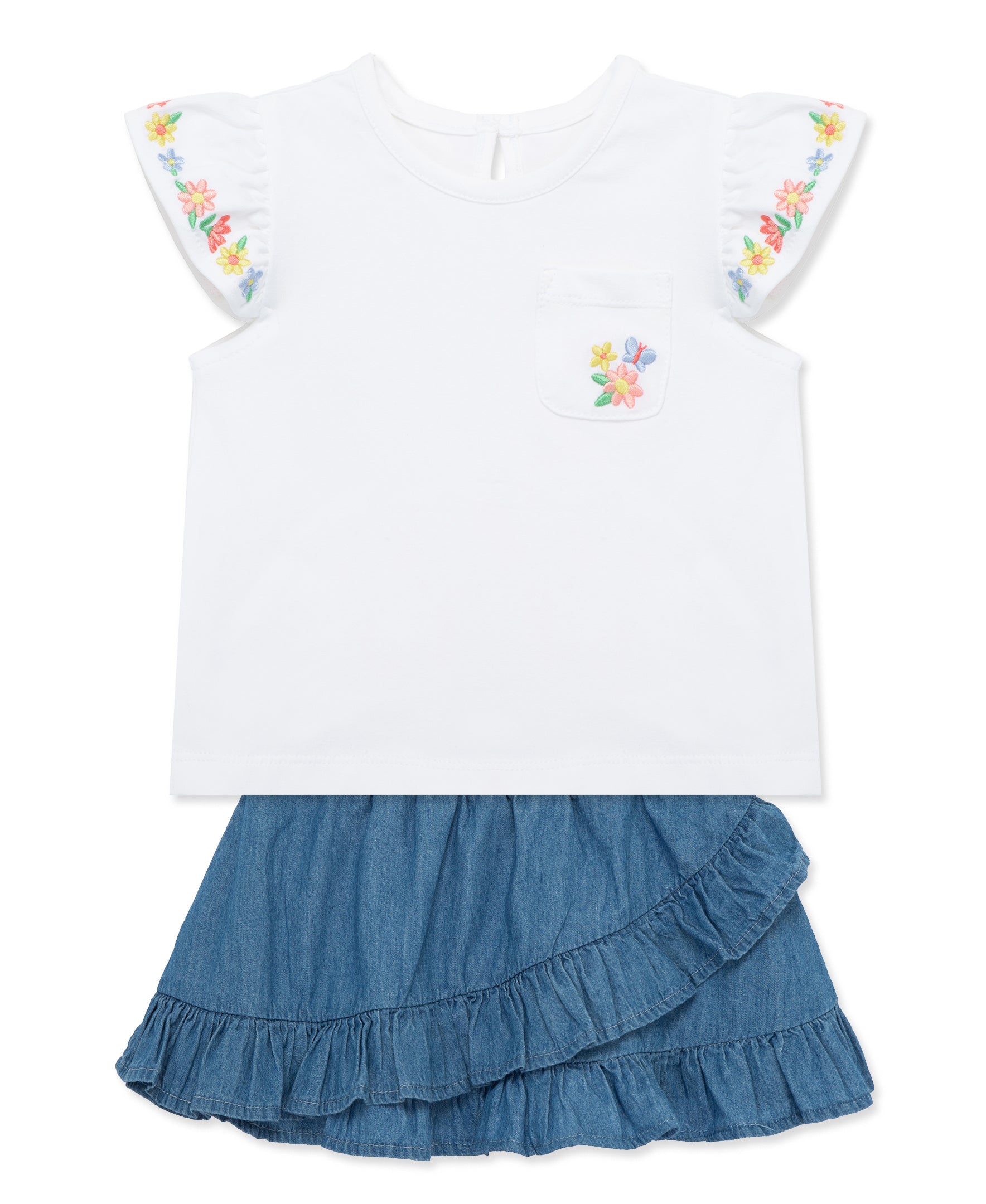 Embroidered Fashion Skort Set (12M-24M) - Little Me