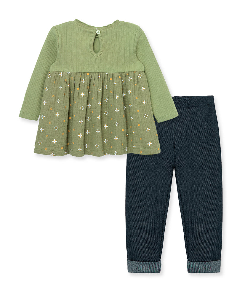 Geo 2-Piece Toddler Tunic Set (2T-4T) - Little Me