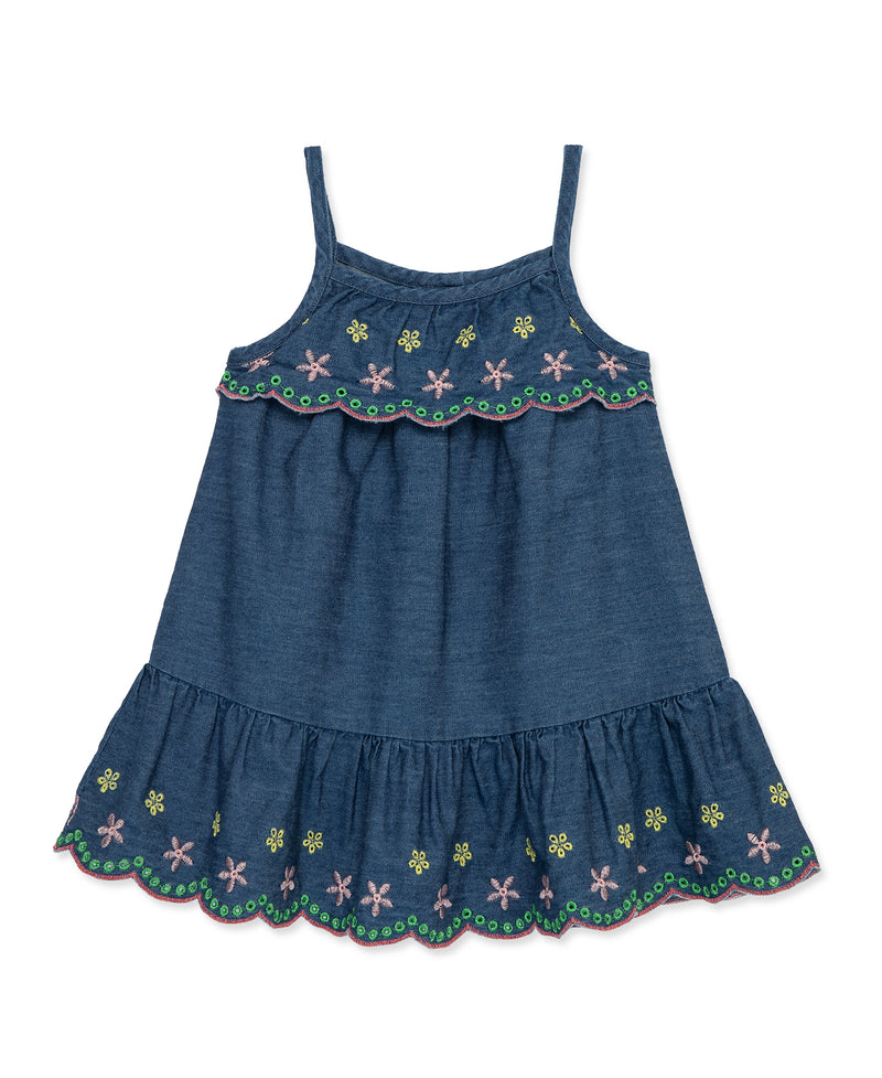 Chambray Woven Sundress with Panty (12M-24M) - Little Me